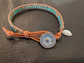 Handmade leather bracelet  #770
