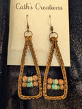 Handmade earrings  #758
