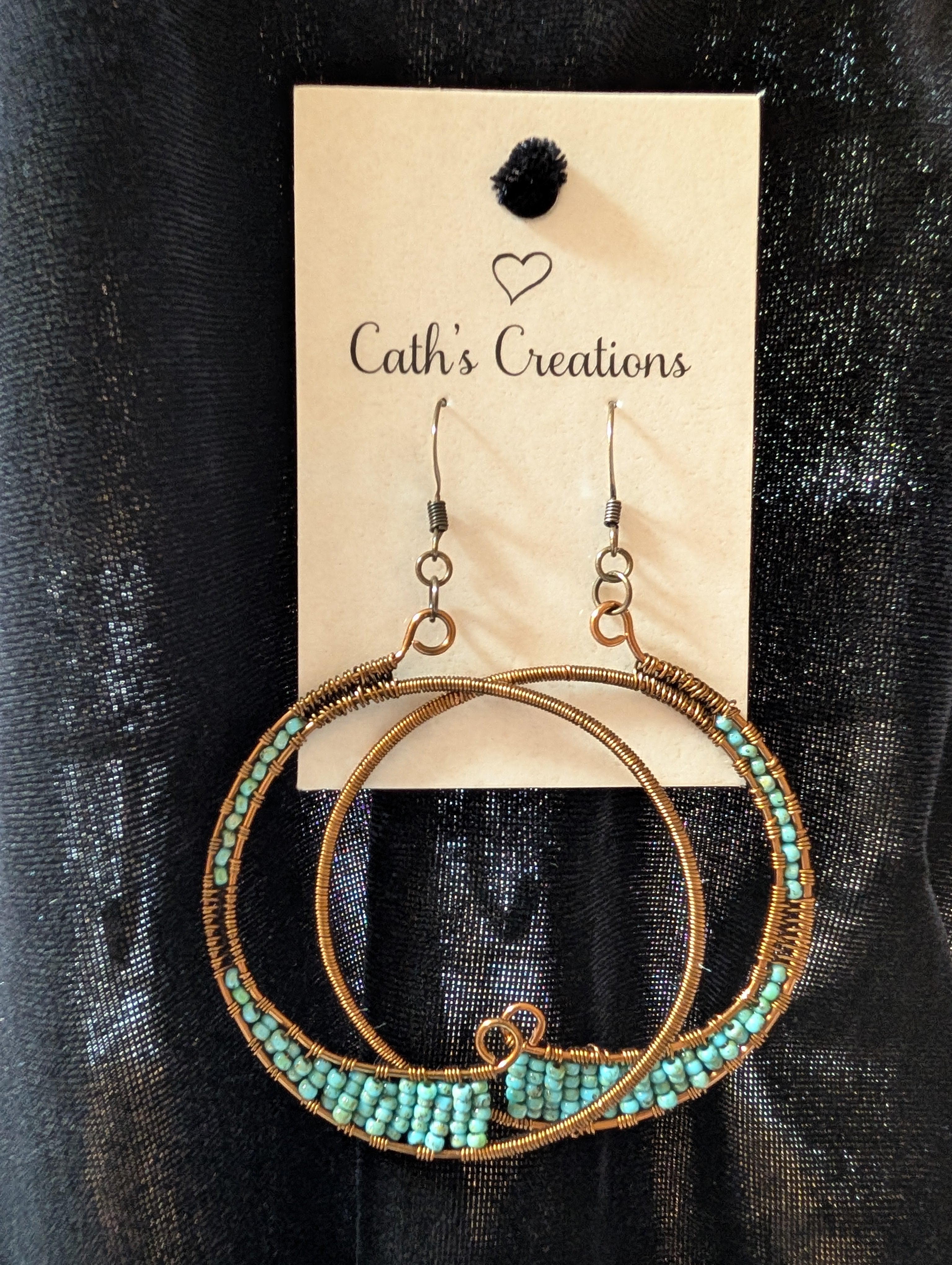 Handmade earrings  #228
