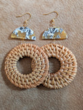 Handmade earrings  #744