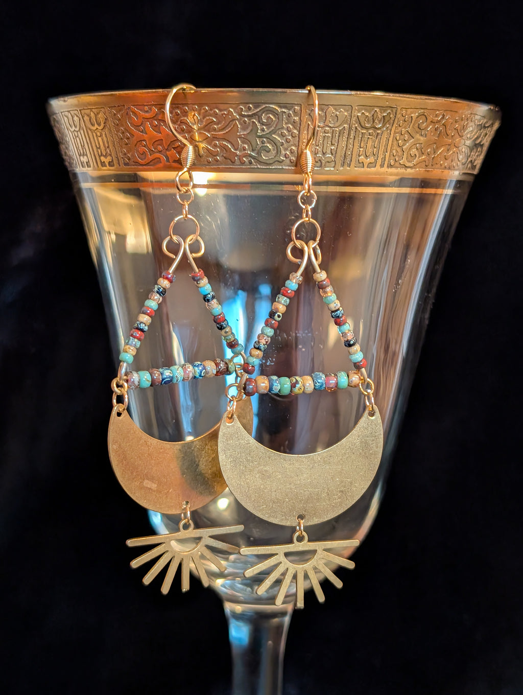 Handmade earrings  #716