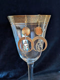 Handmade earrings  #748