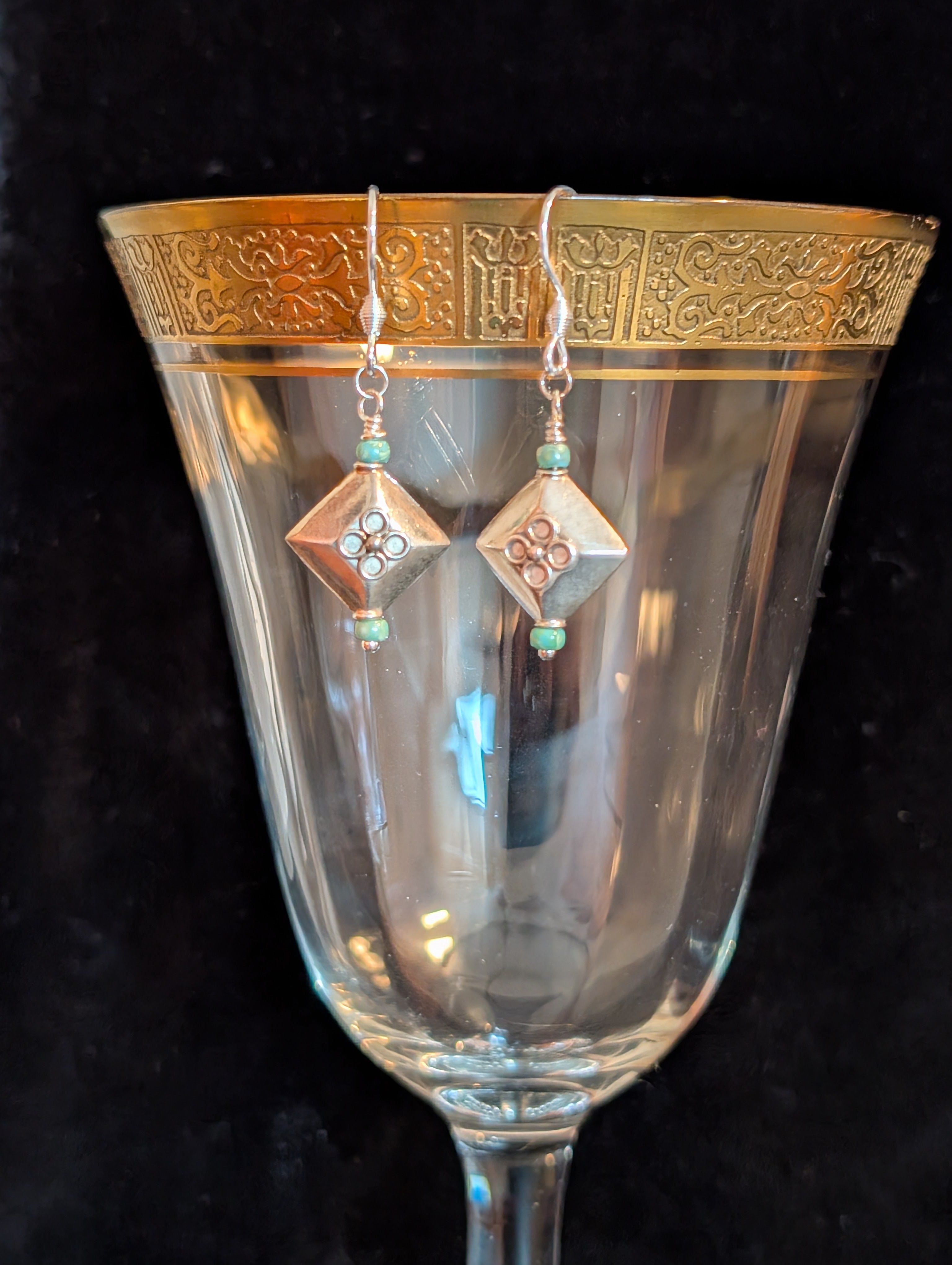 Handmade earrings  #990