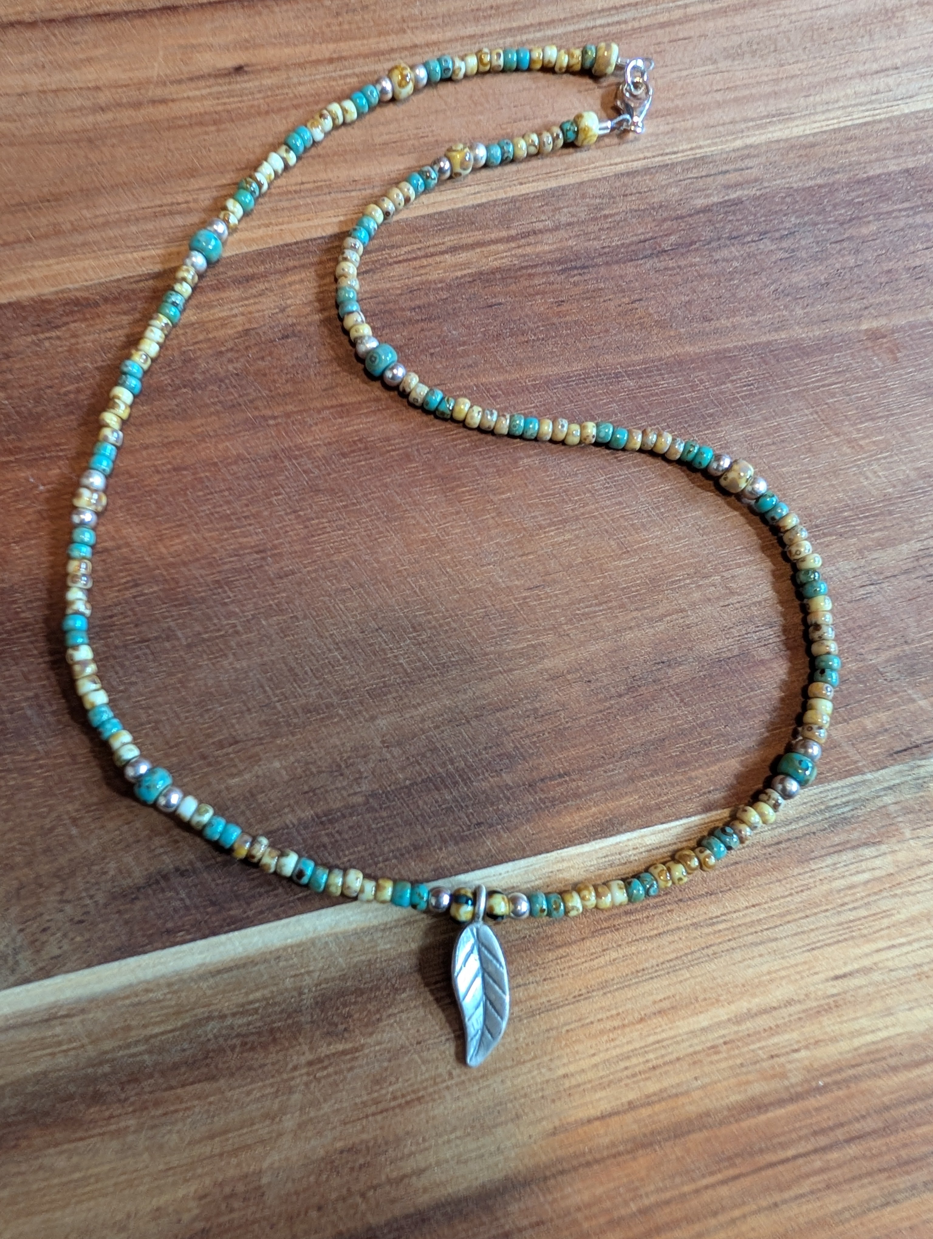 Handmade beaded necklace