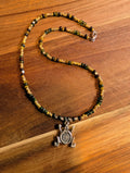 Handmade beaded necklace  #802