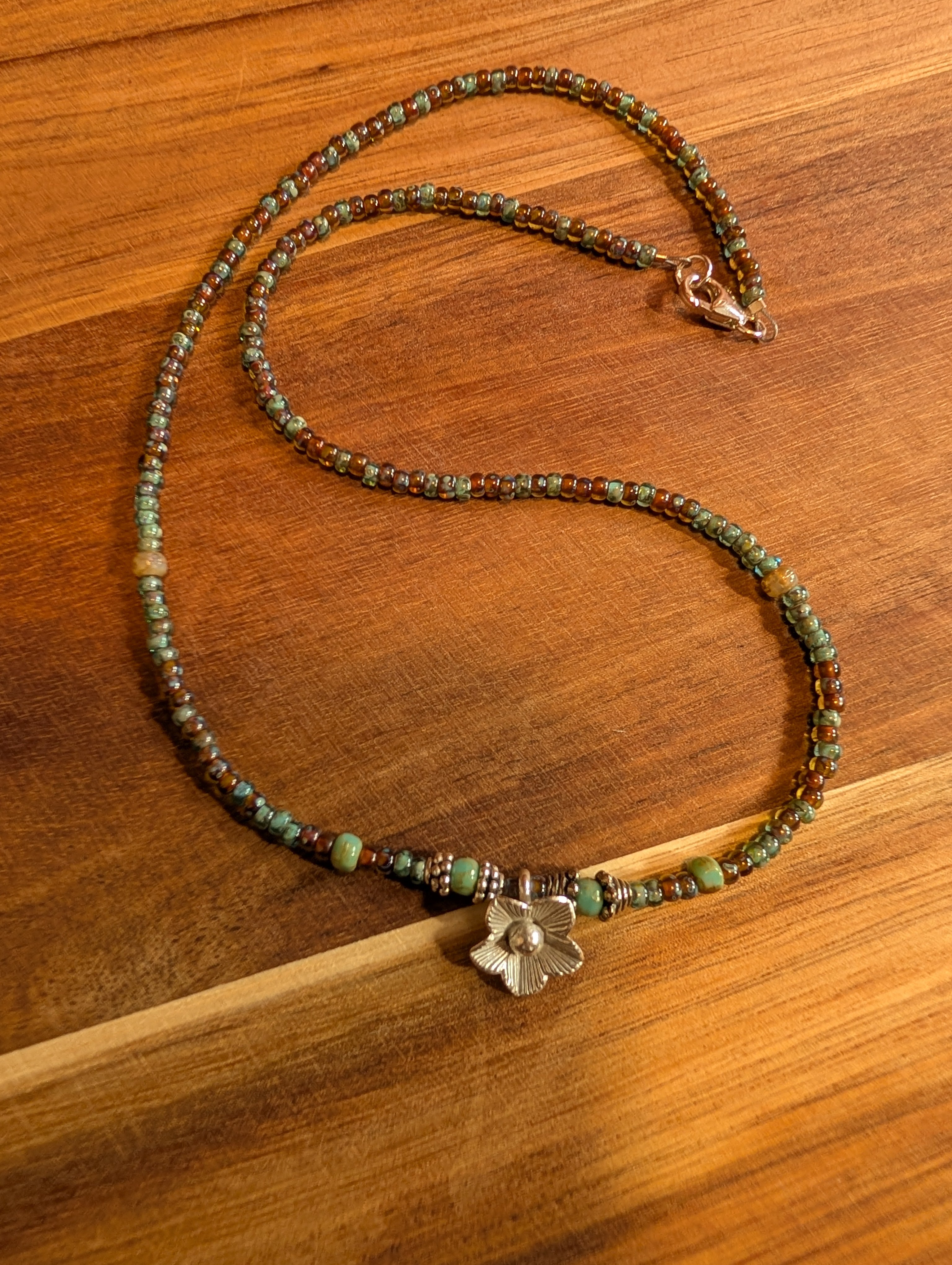 Handmade beaded necklace