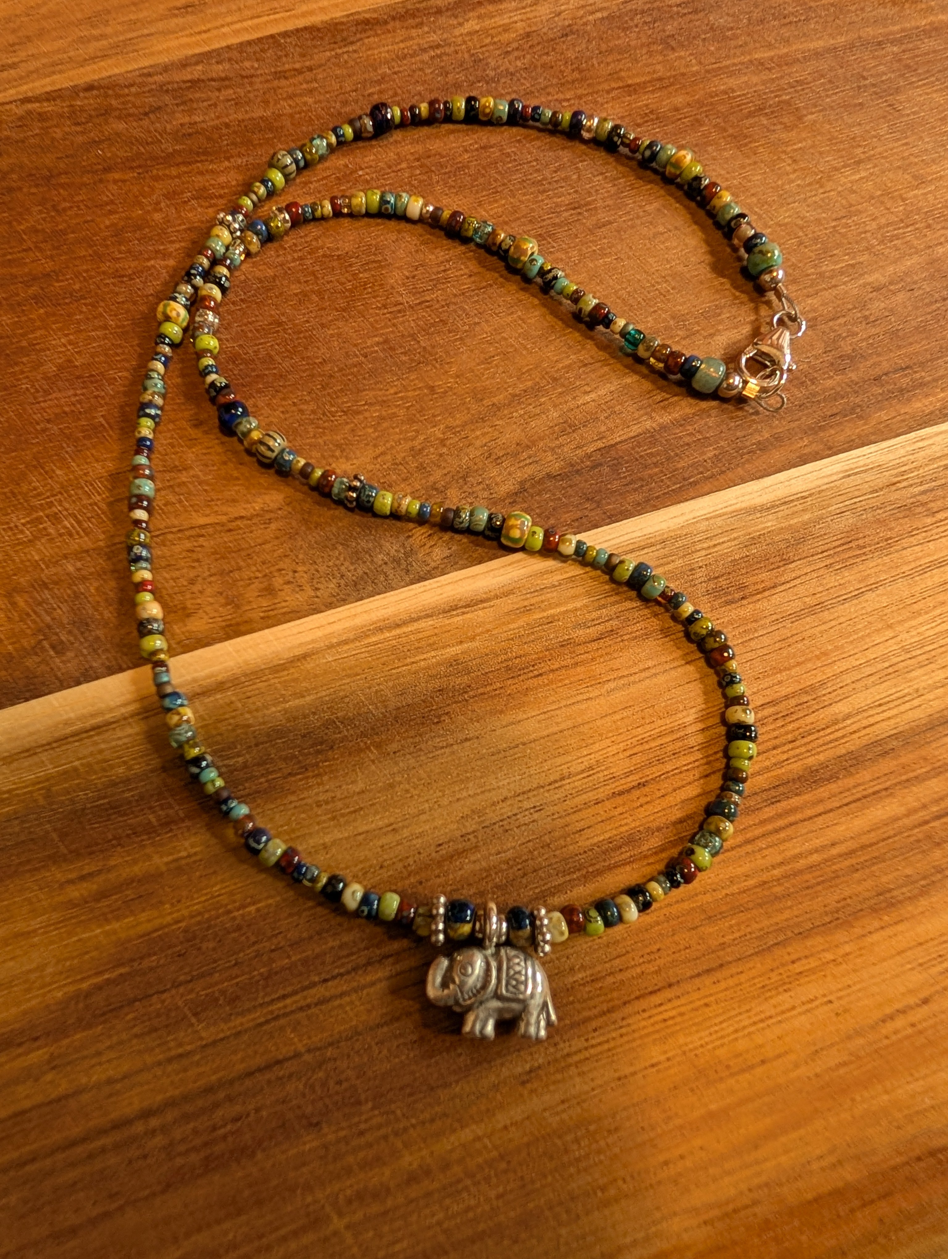 Handmade beaded necklace