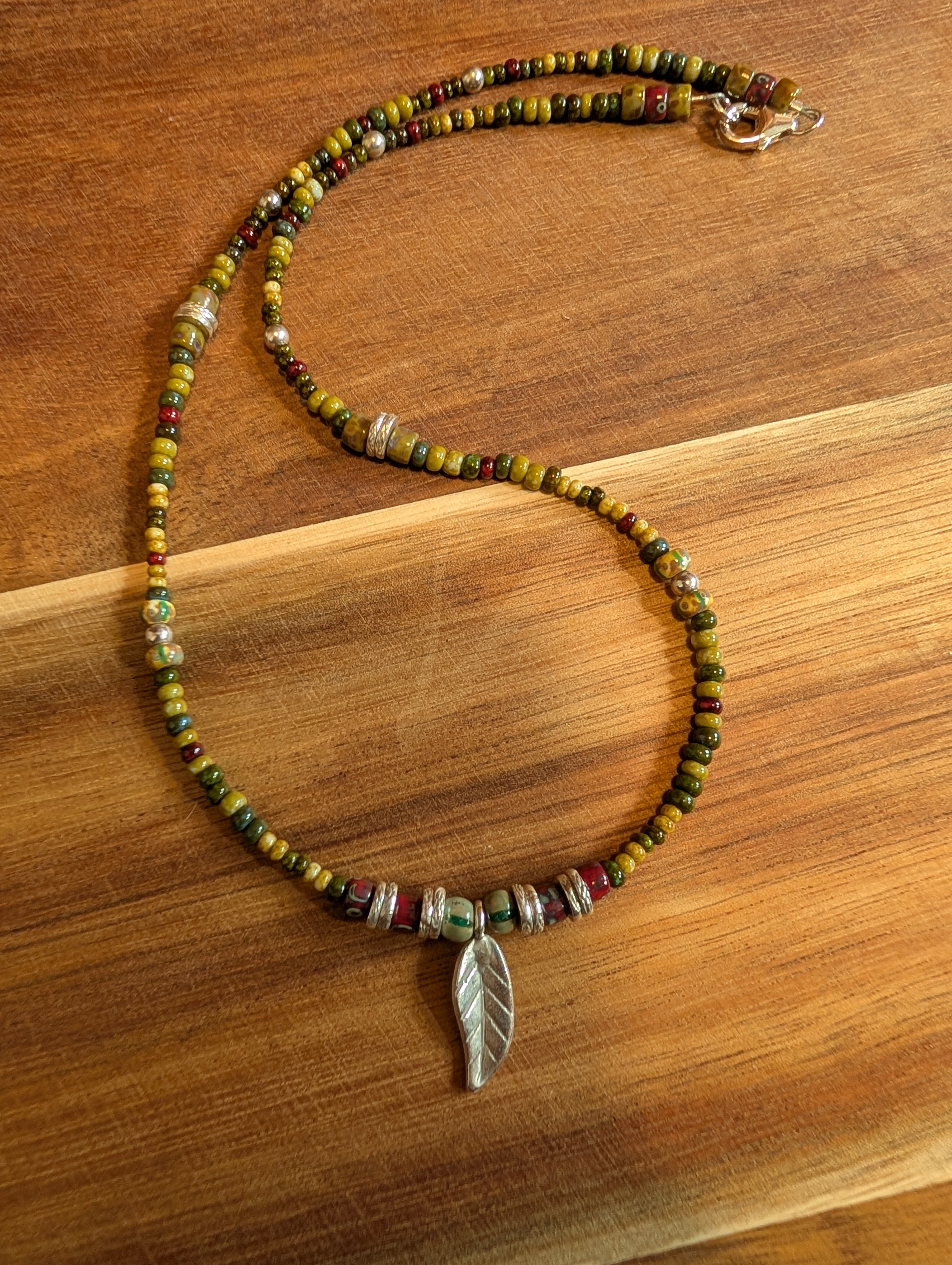 Handmade beaded necklace