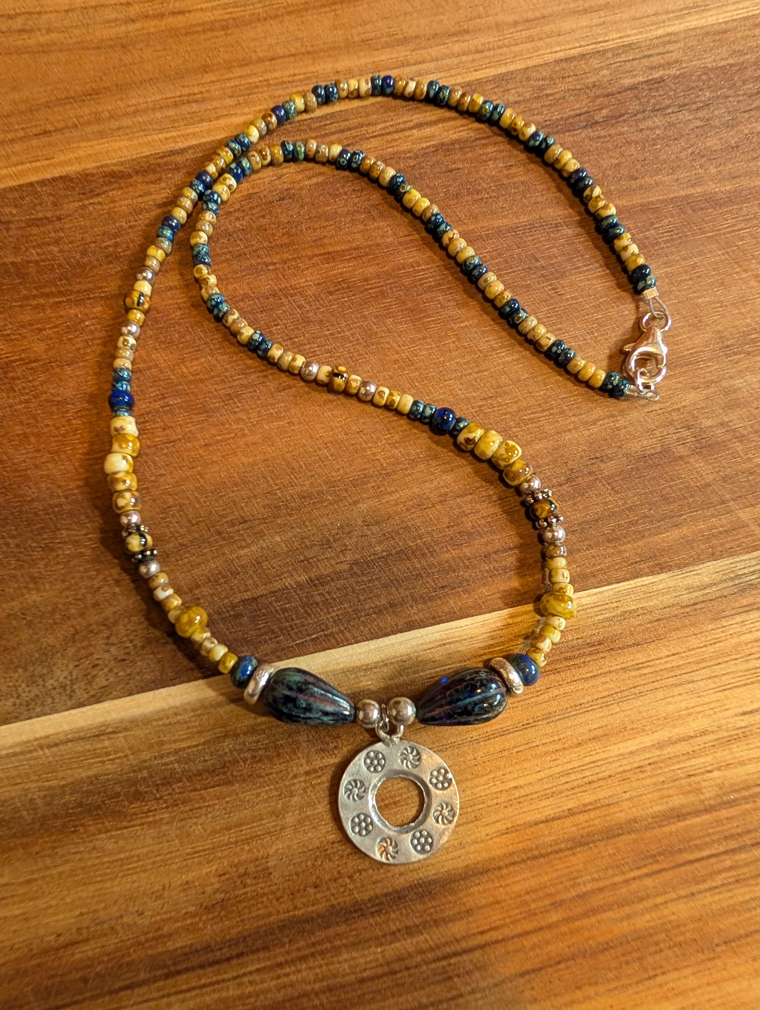 Handmade beaded necklace