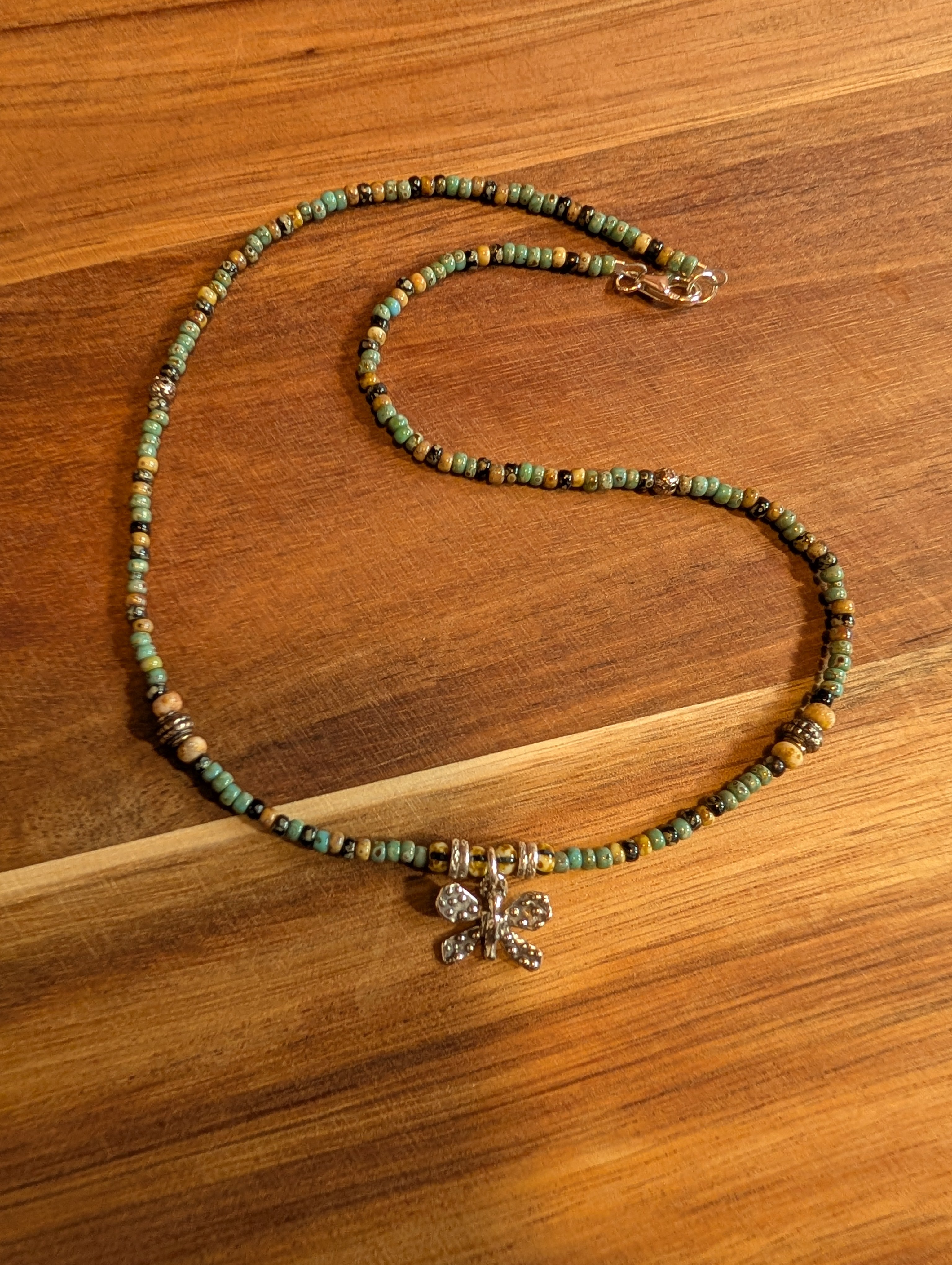 Handmade beaded necklace