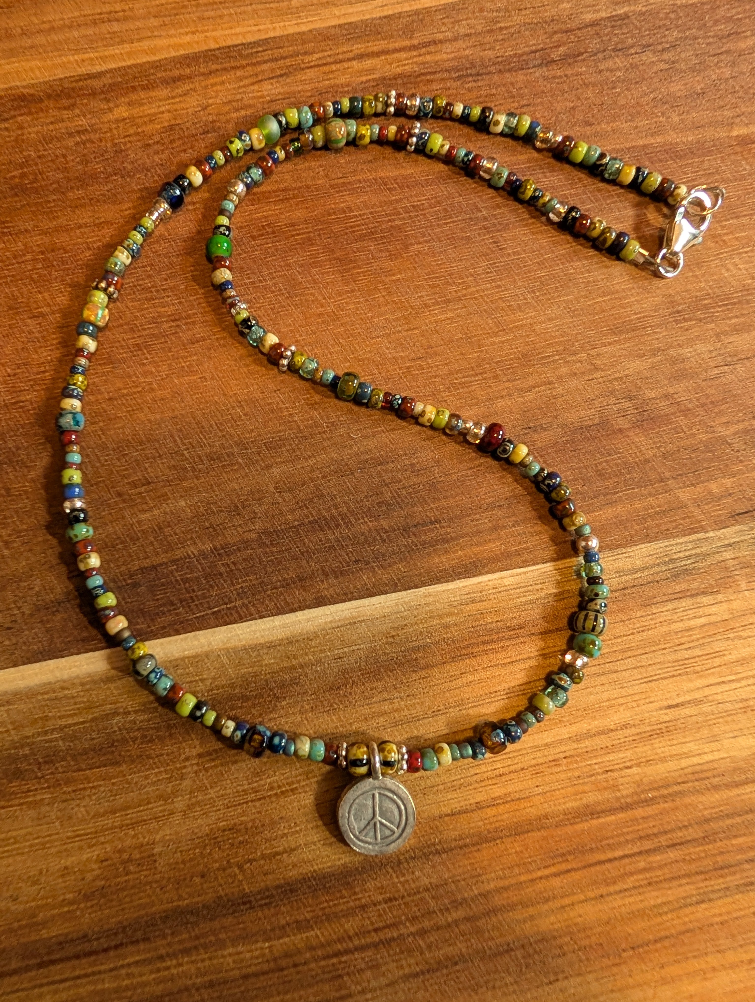 handmade beaded necklace
