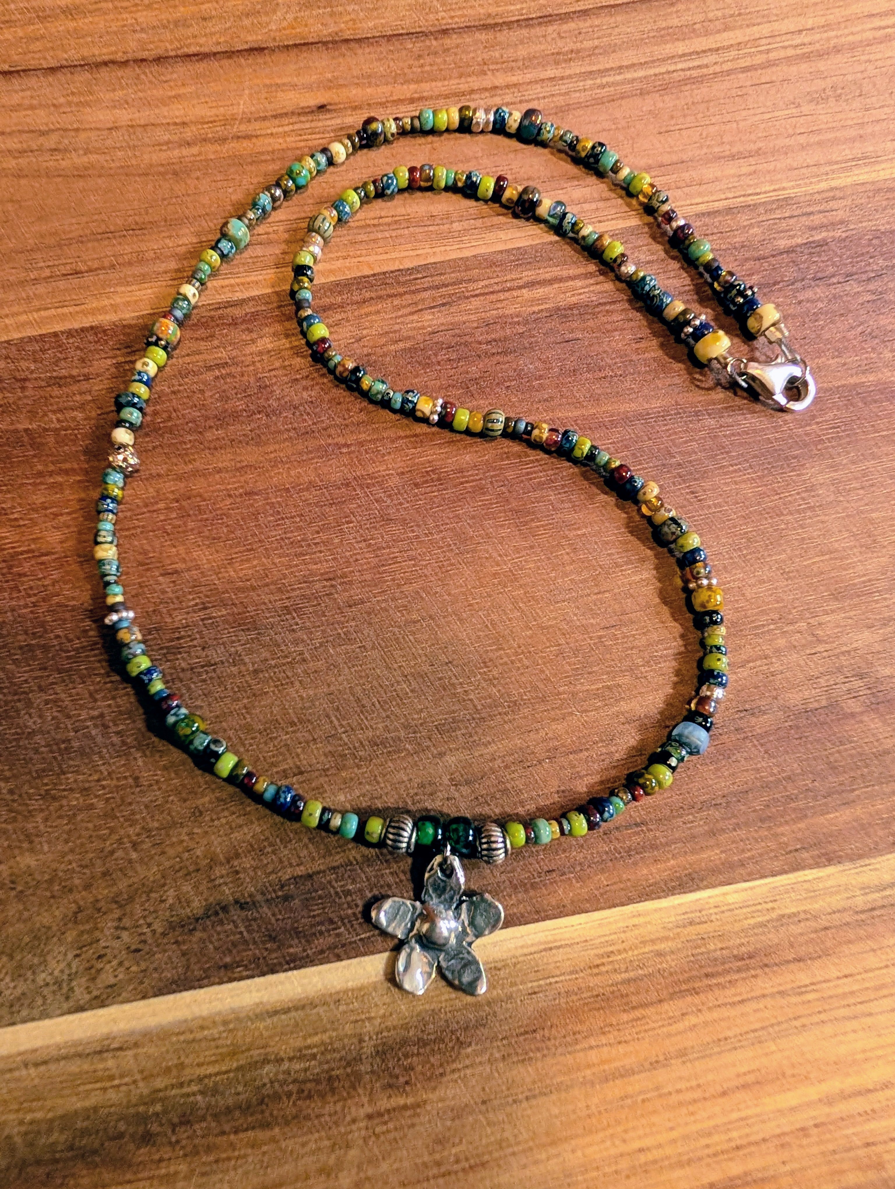 Handmade beaded necklace