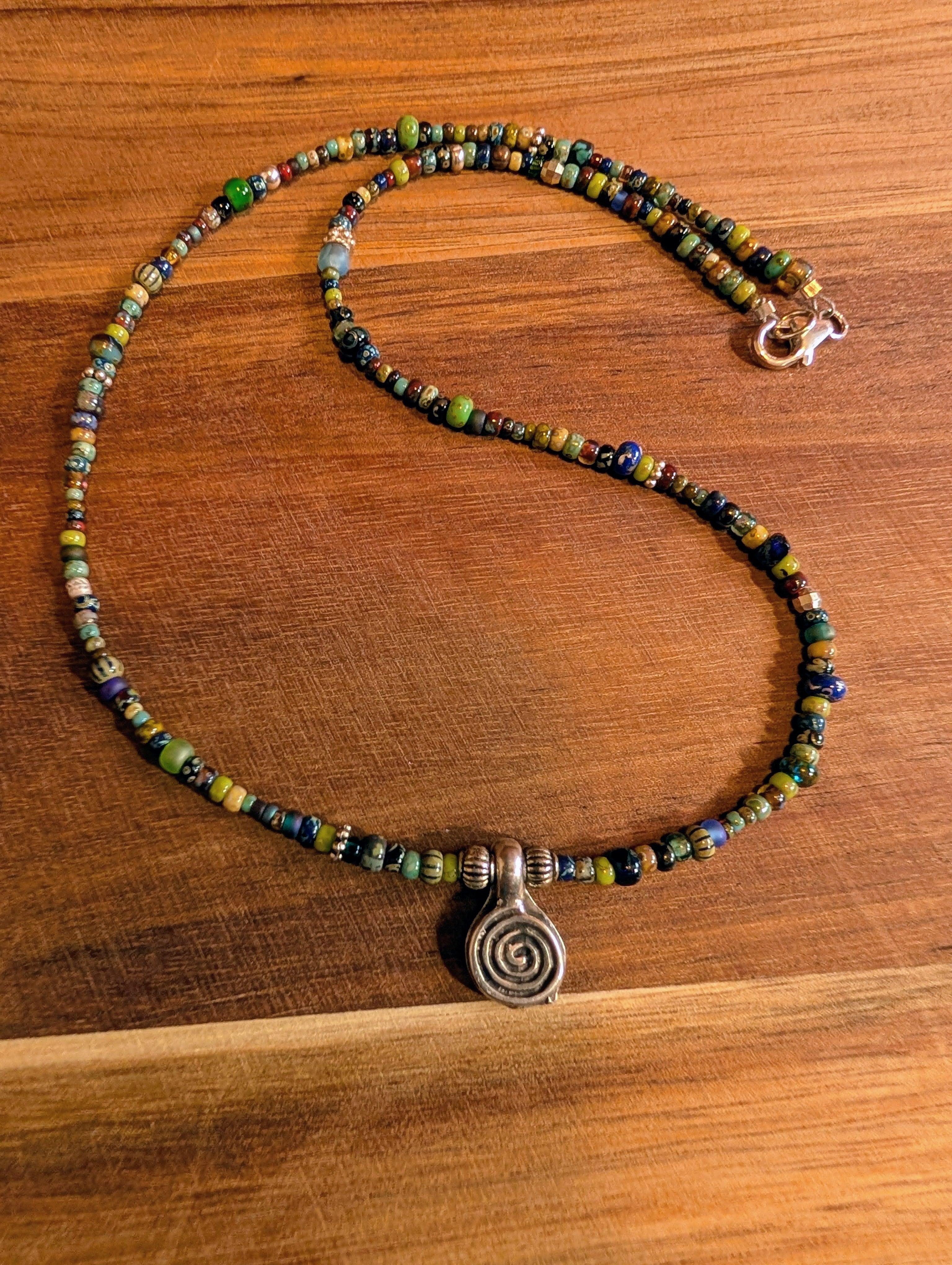 Handmade beaded necklace