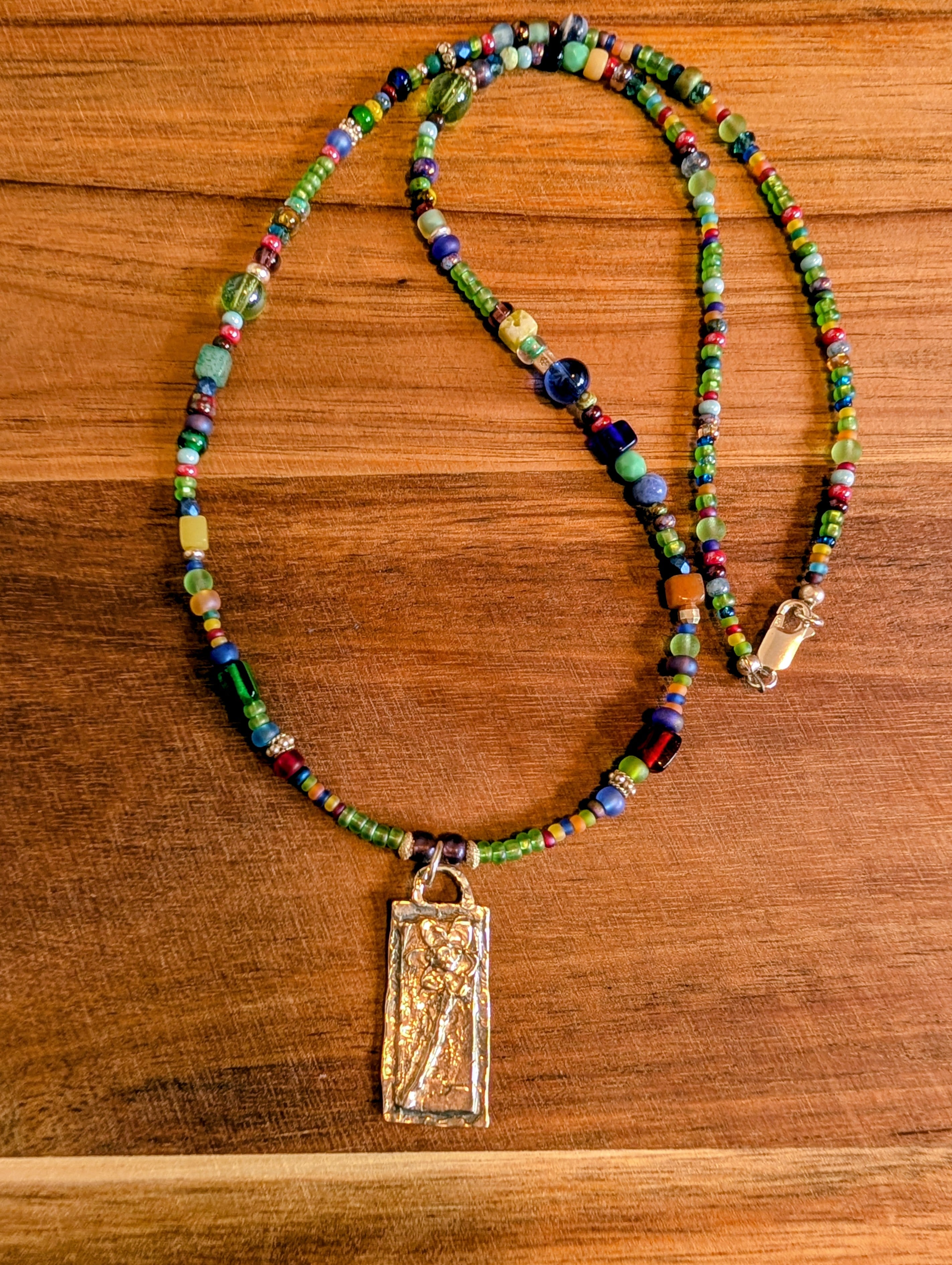 Handmade beaded necklace