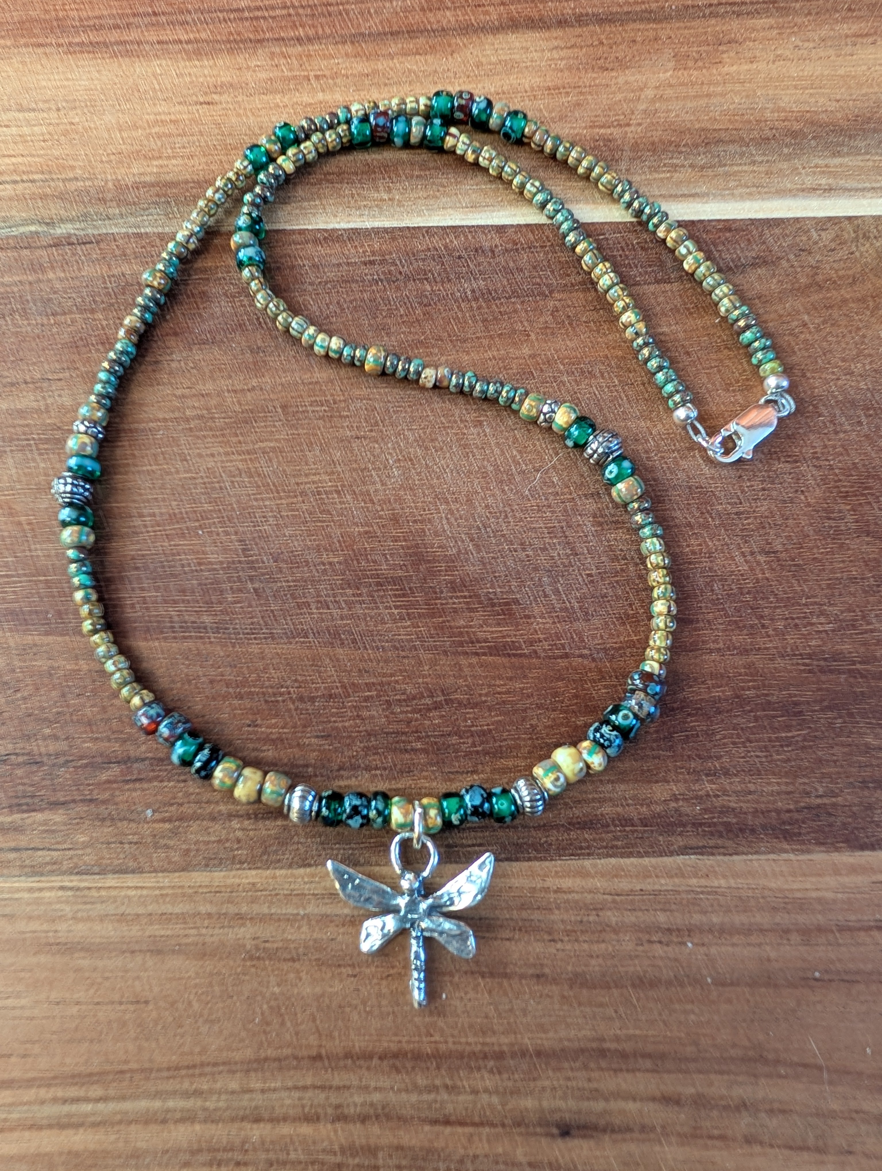 Handmade beaded necklace