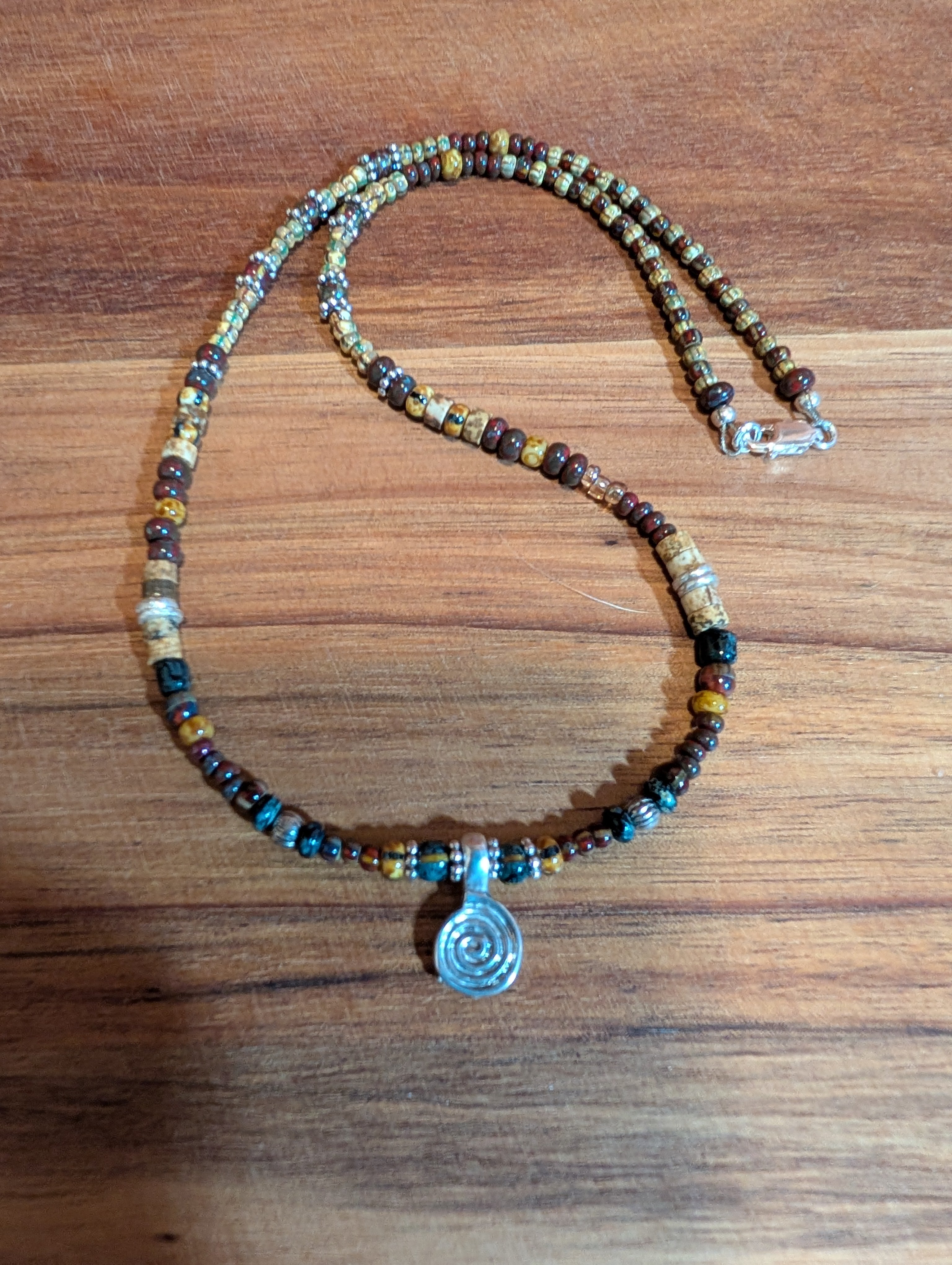 Handmade beaded necklace