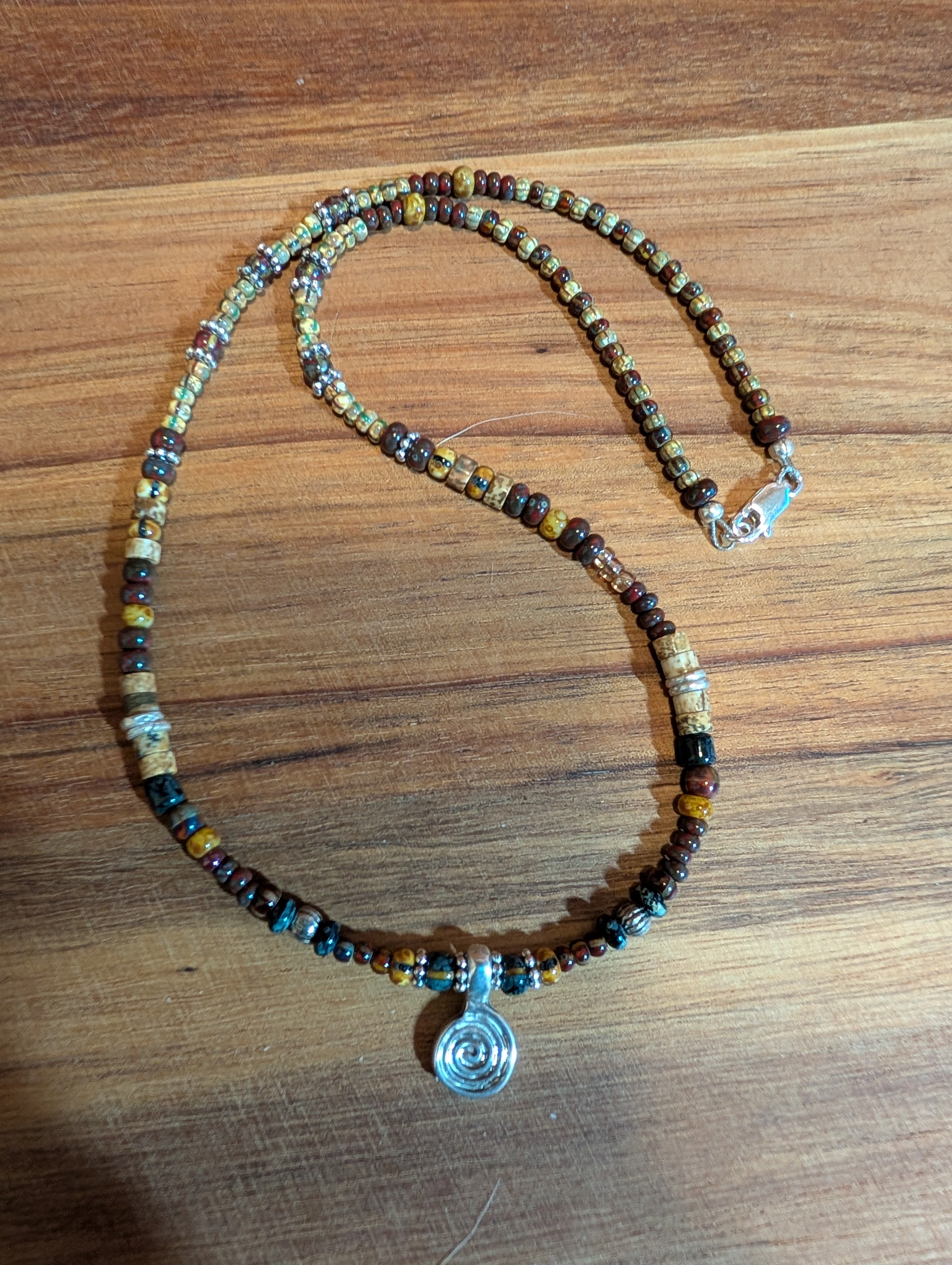 Handmade beaded necklace