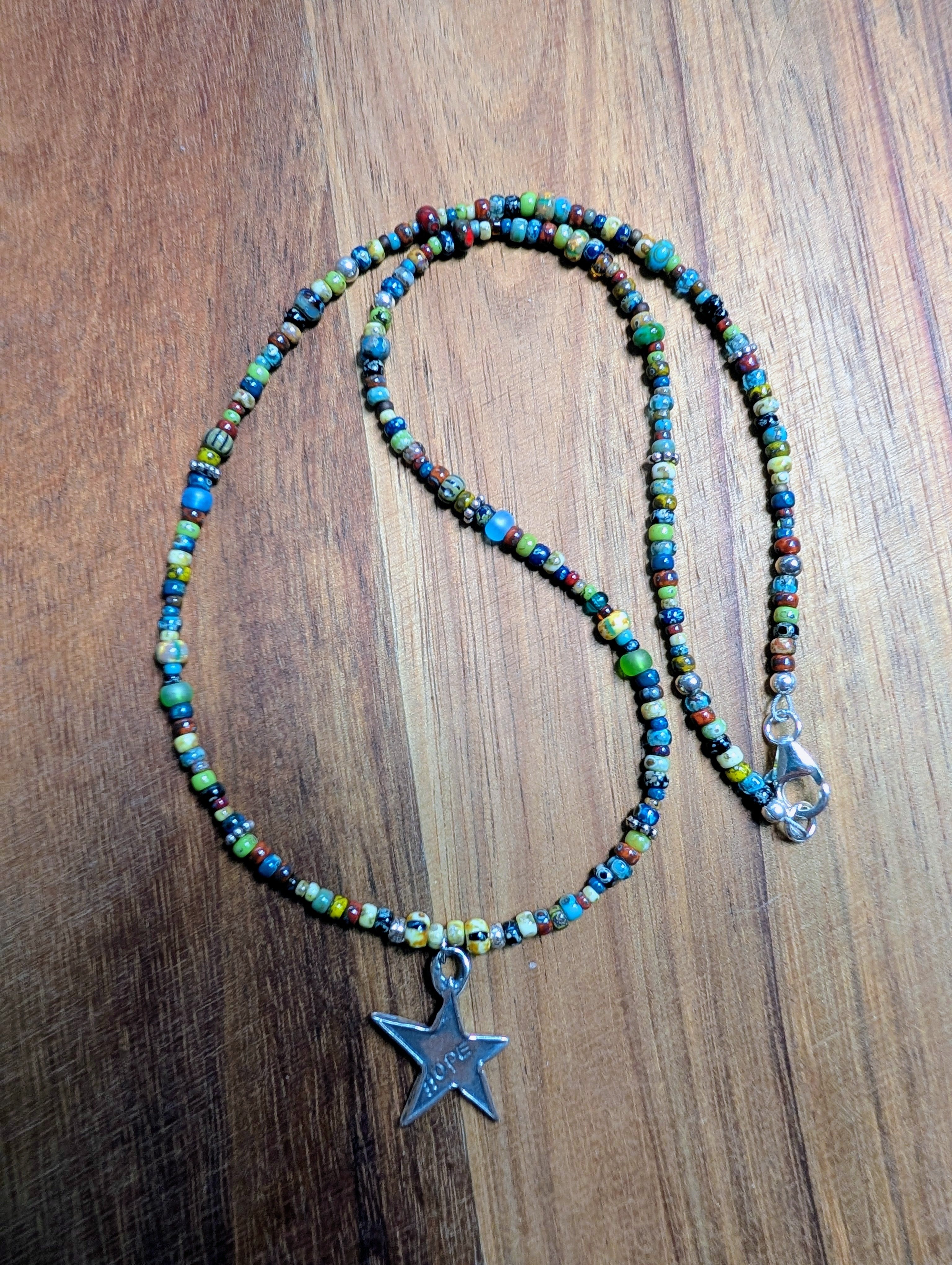 Handmade beaded necklace
