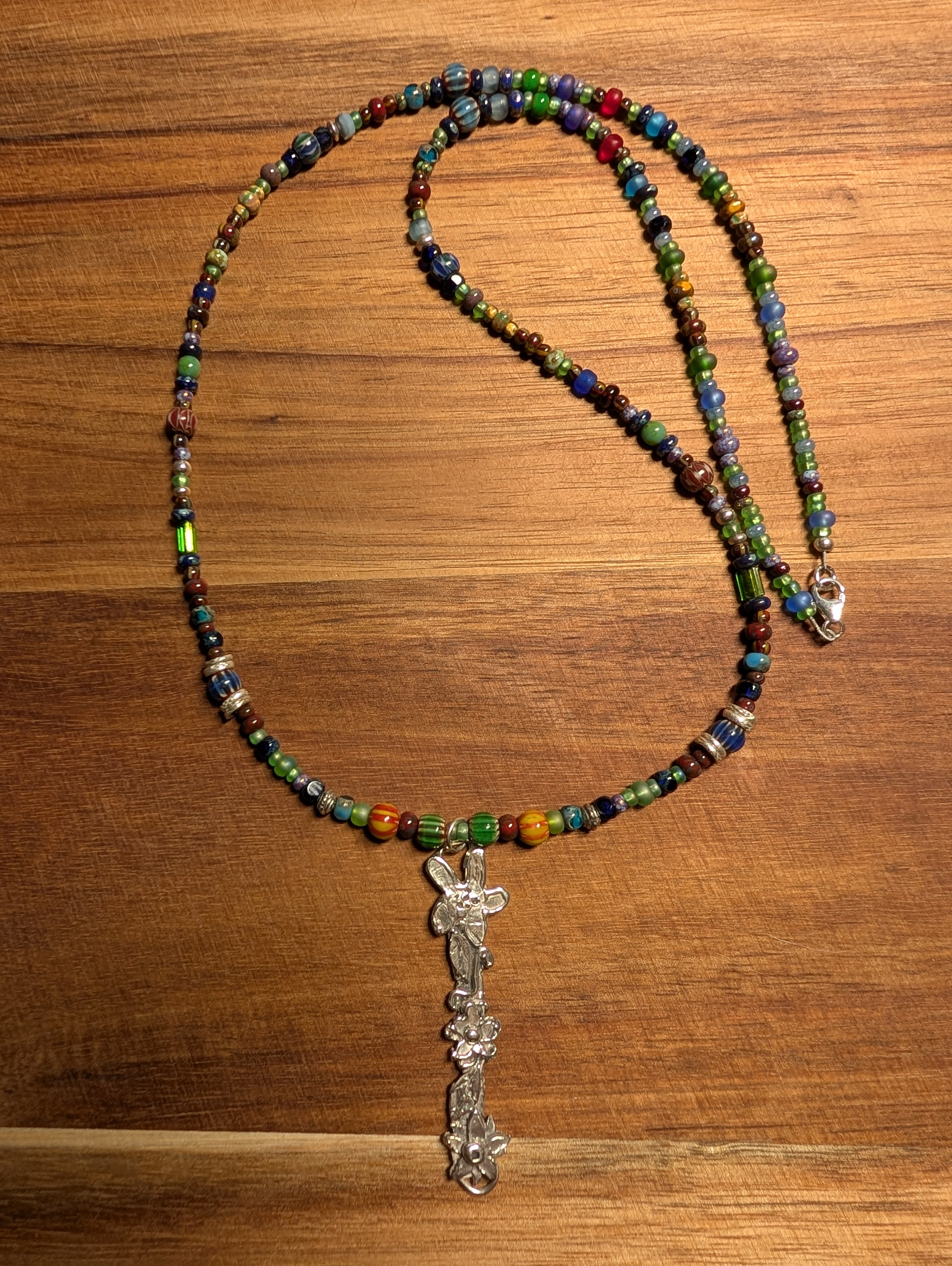 Handmade beaded necklace