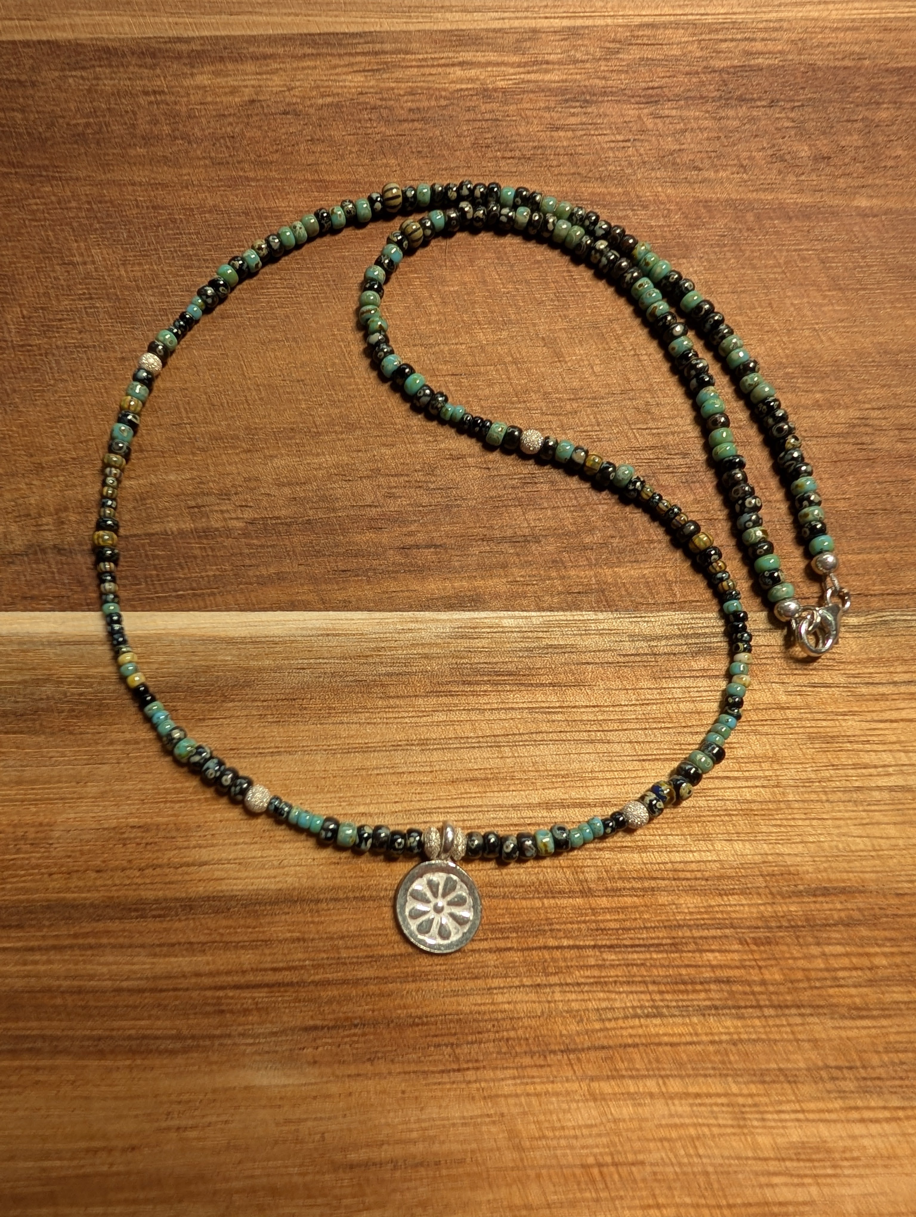 Handmade beaded necklace
