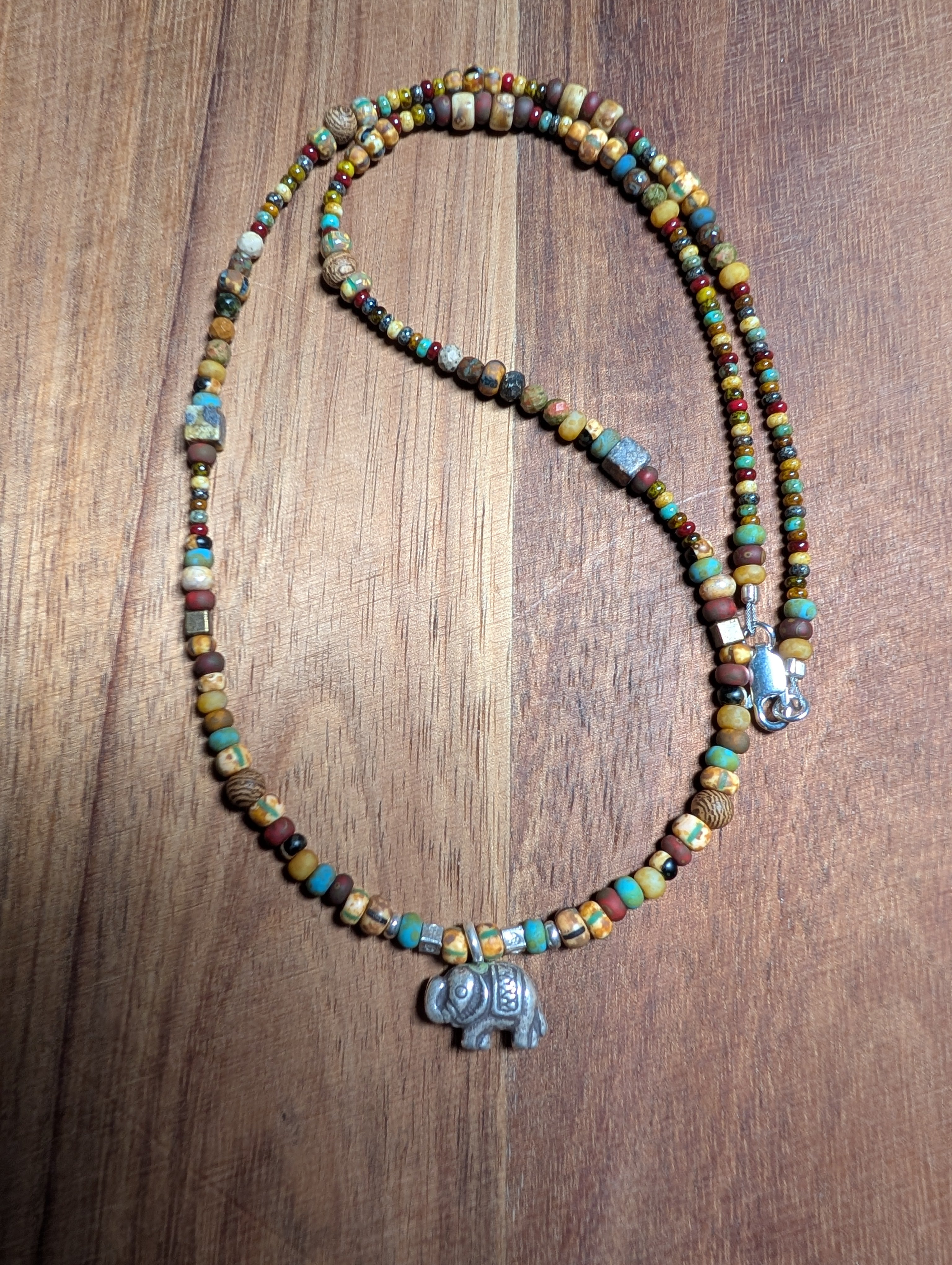 Handmade beaded necklace  #780