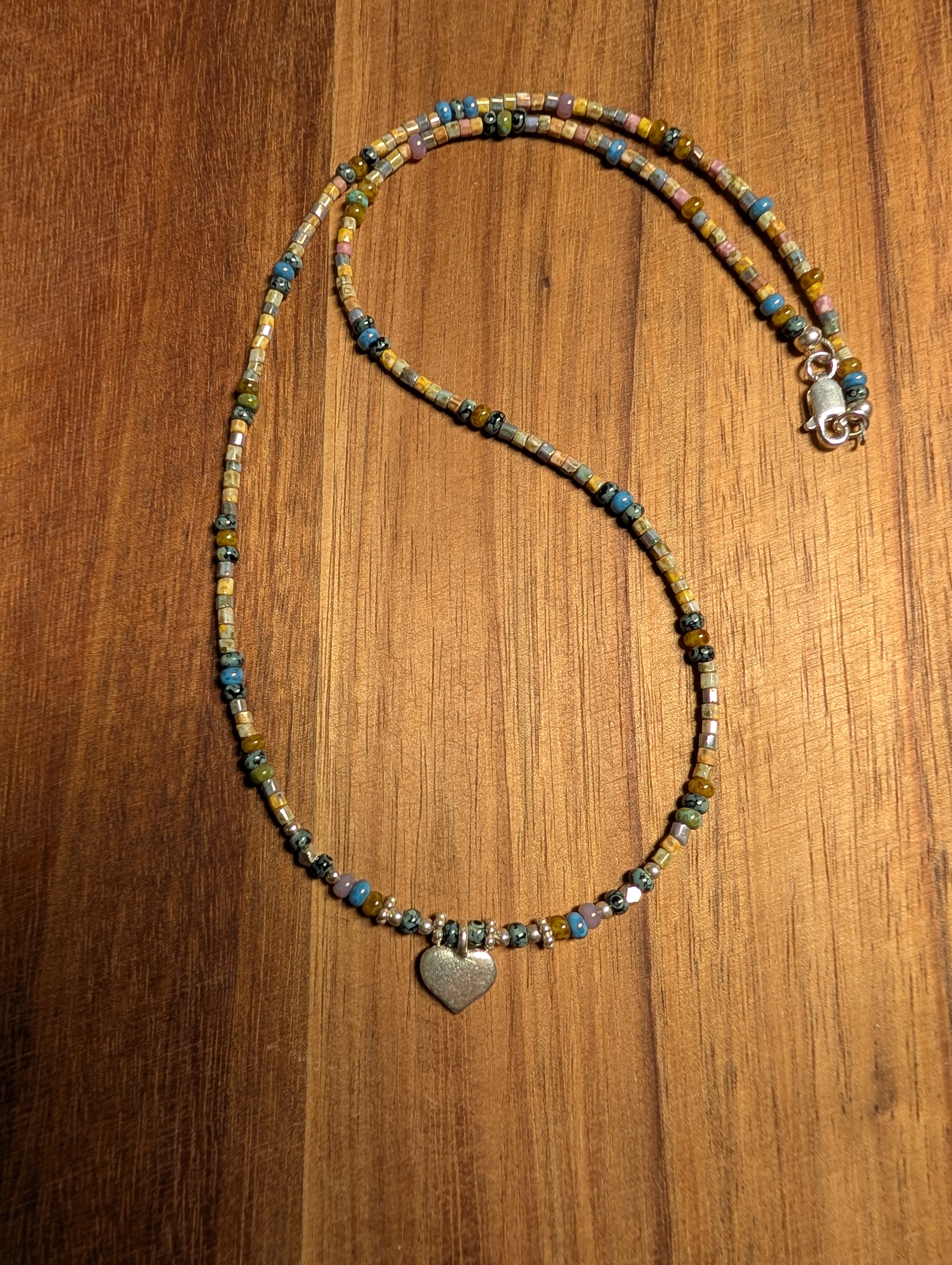 Handmade beaded necklace  #777