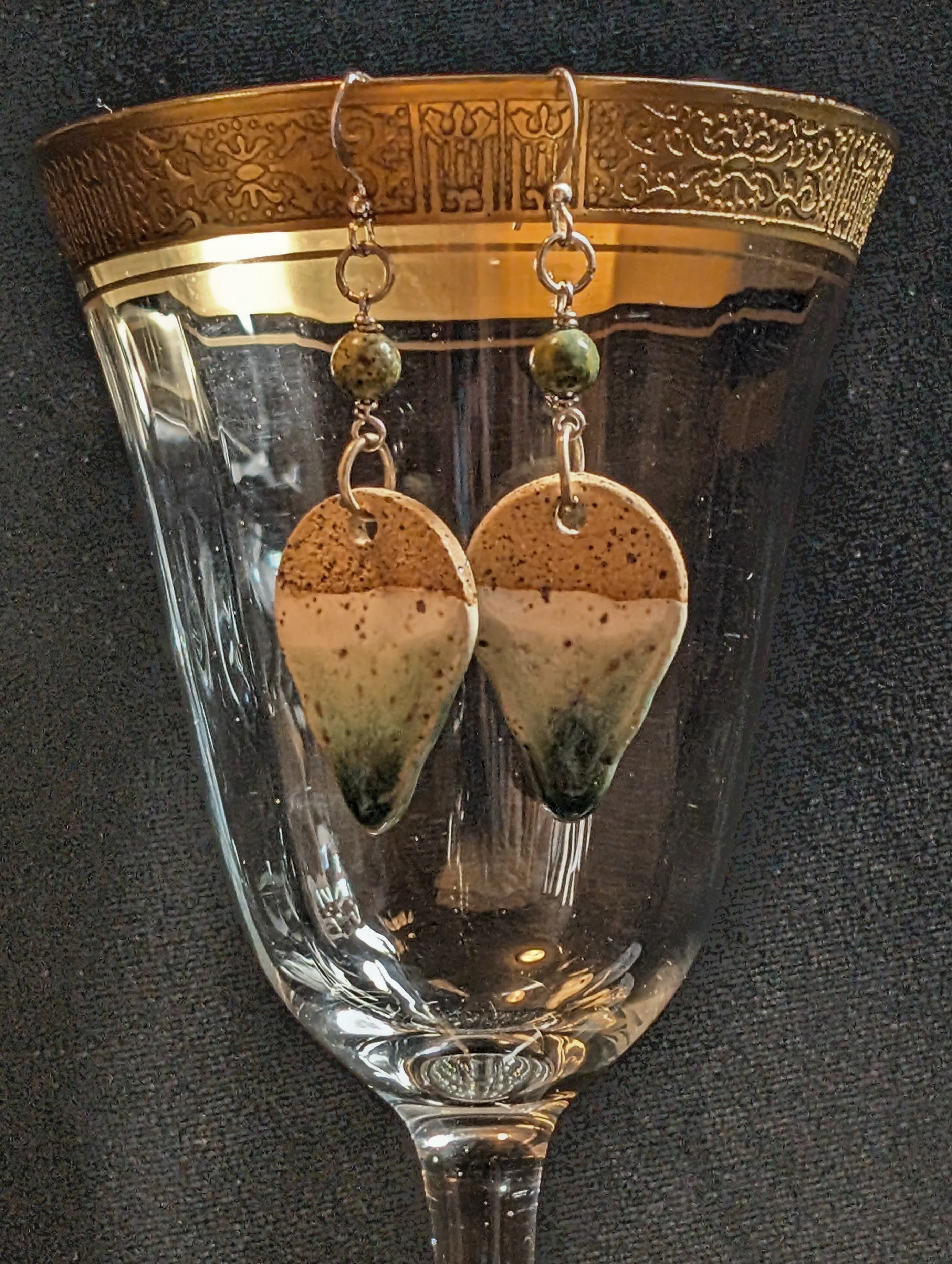 Handmade earrings  #831