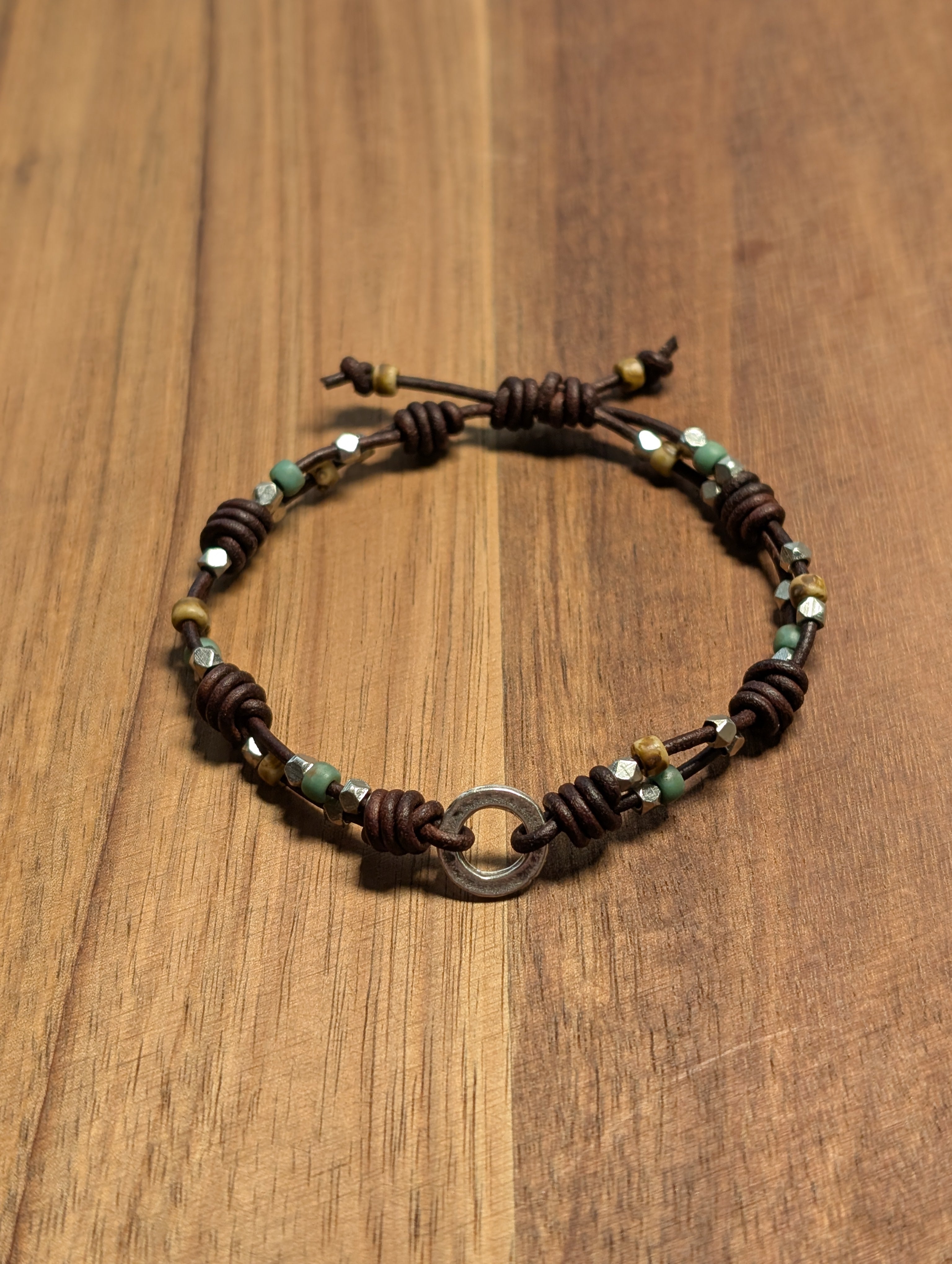 Leather bracelet  #823