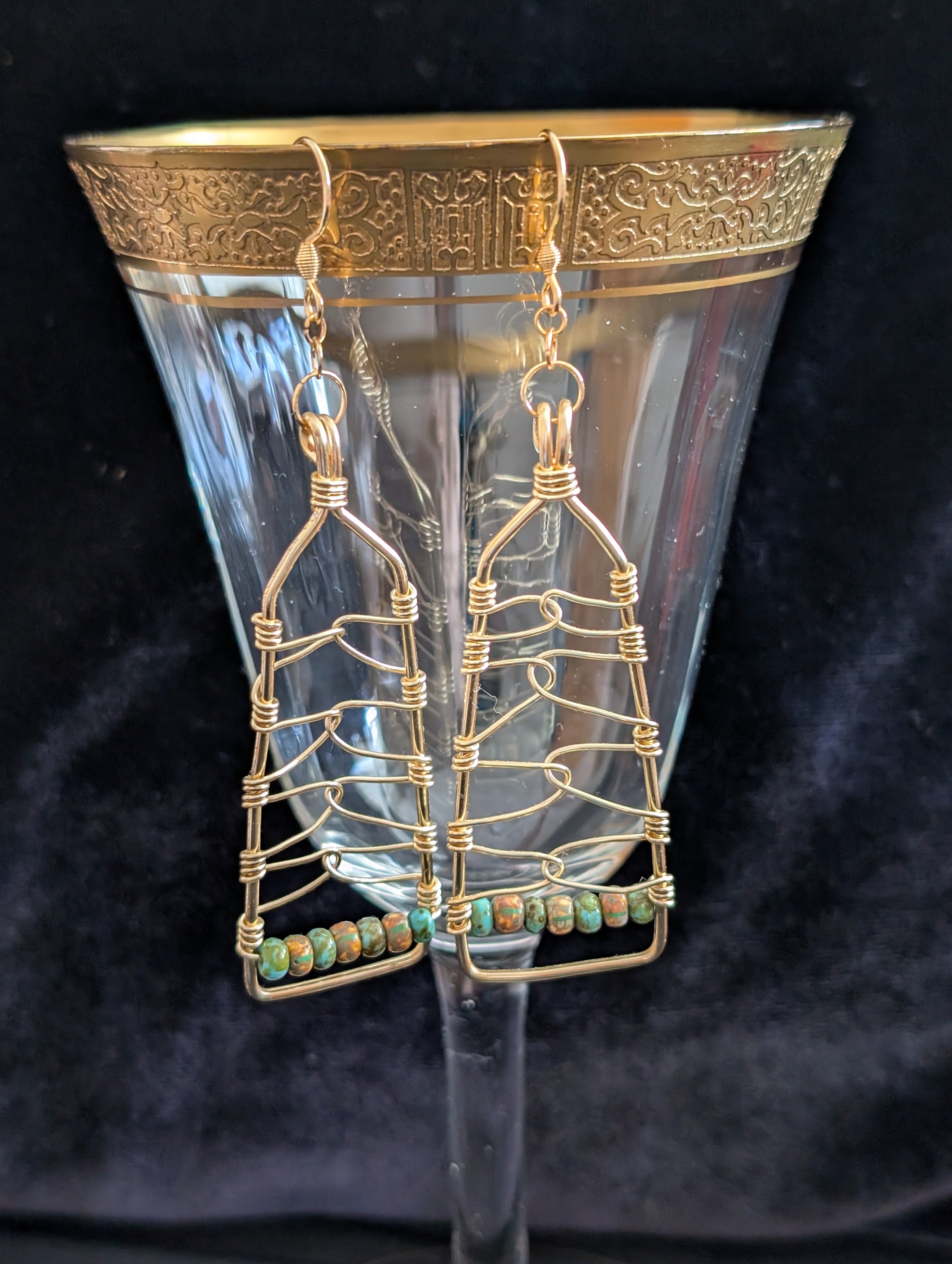 Handmade earrings  #301