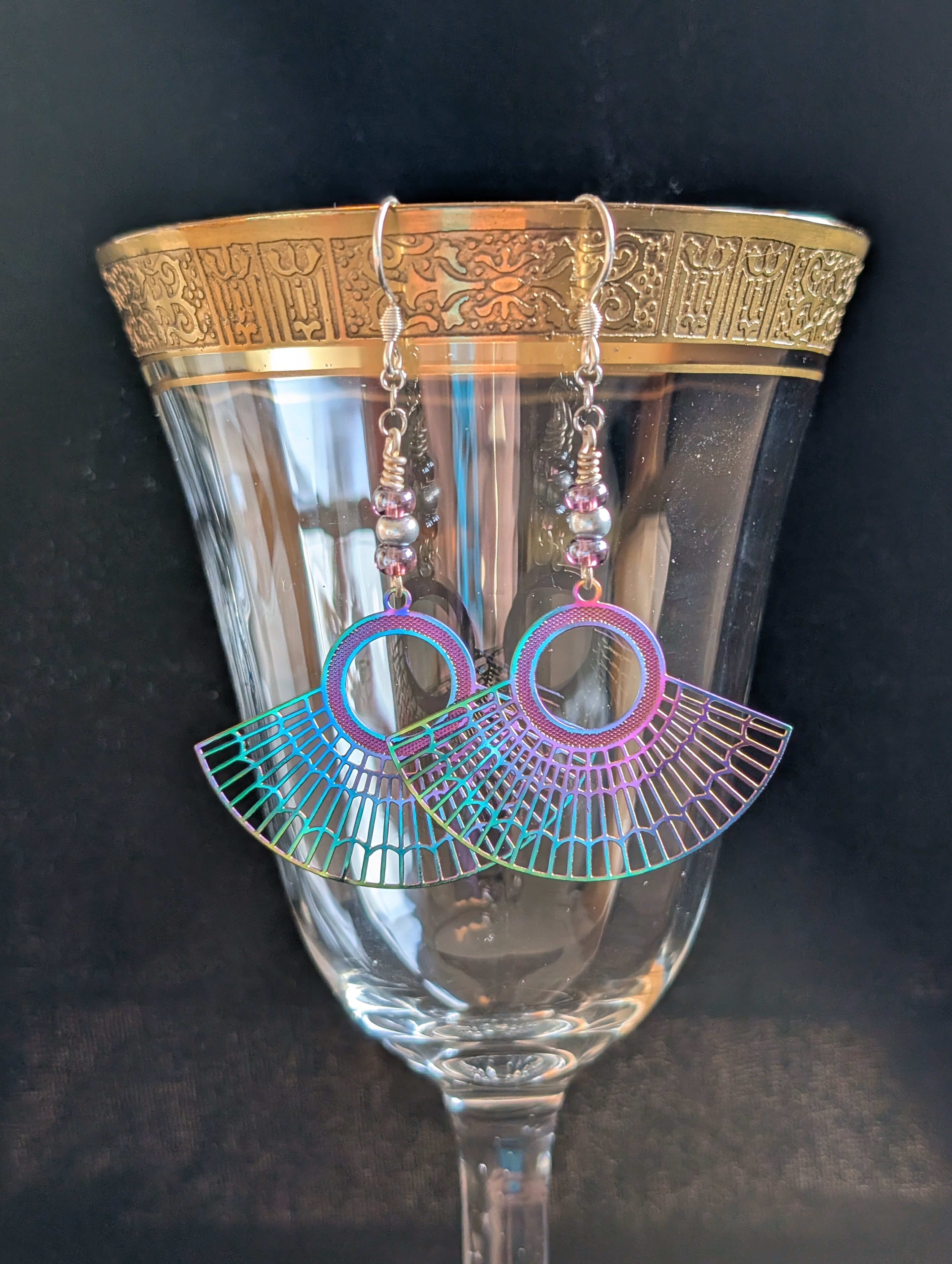Handmade earrings  #337
