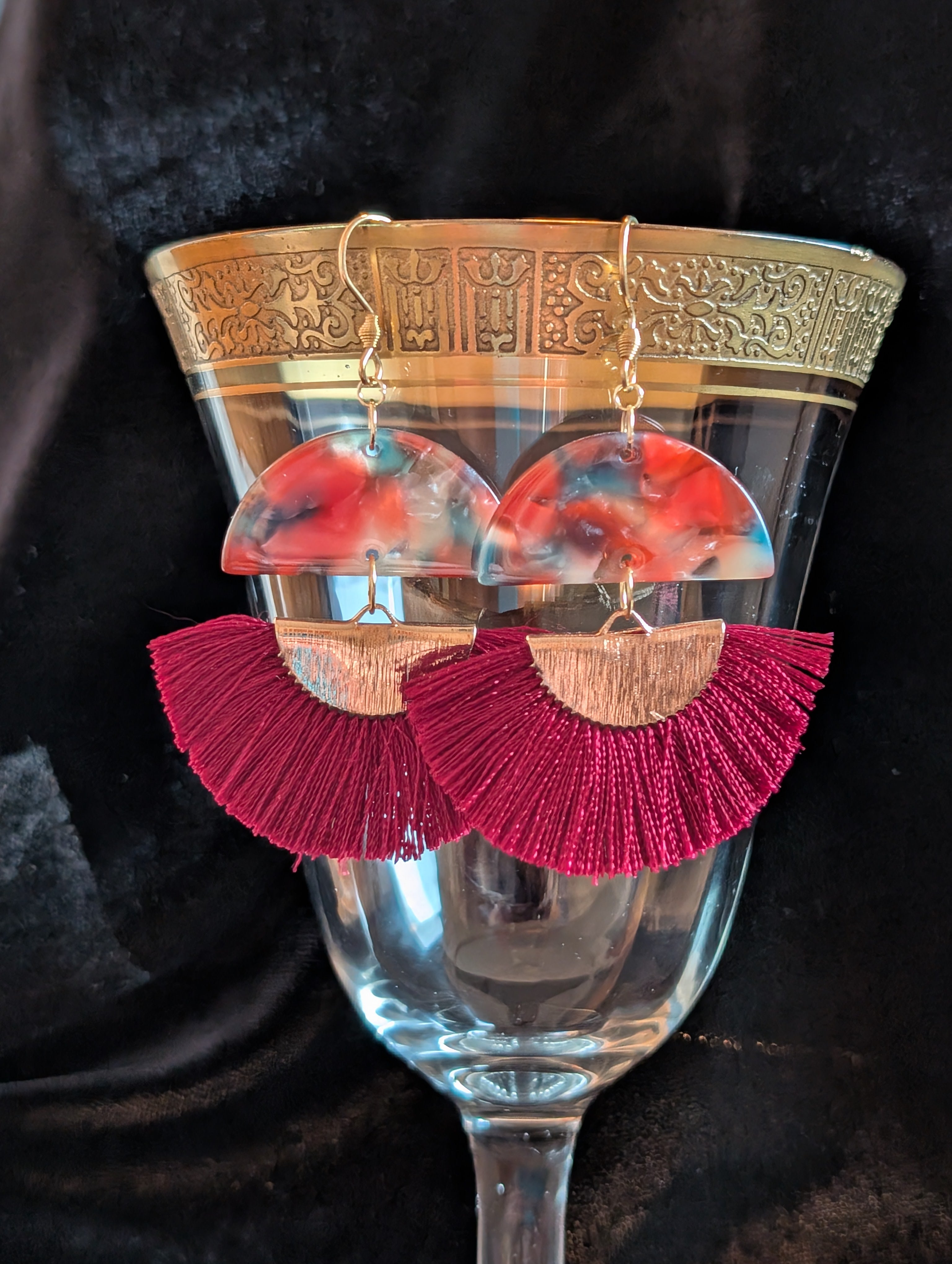 Handmade earrings  #544