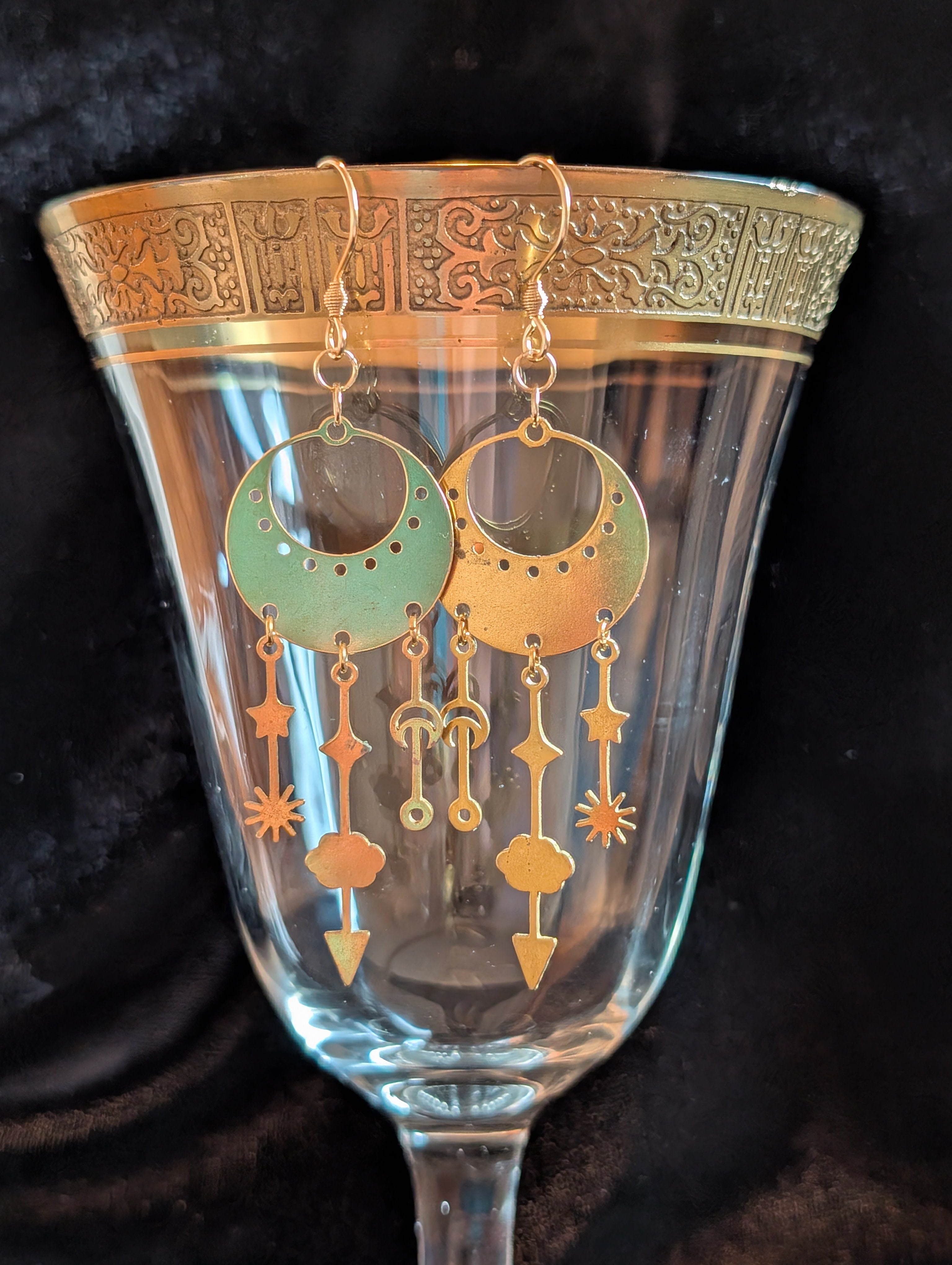 Handmade earrings  #545