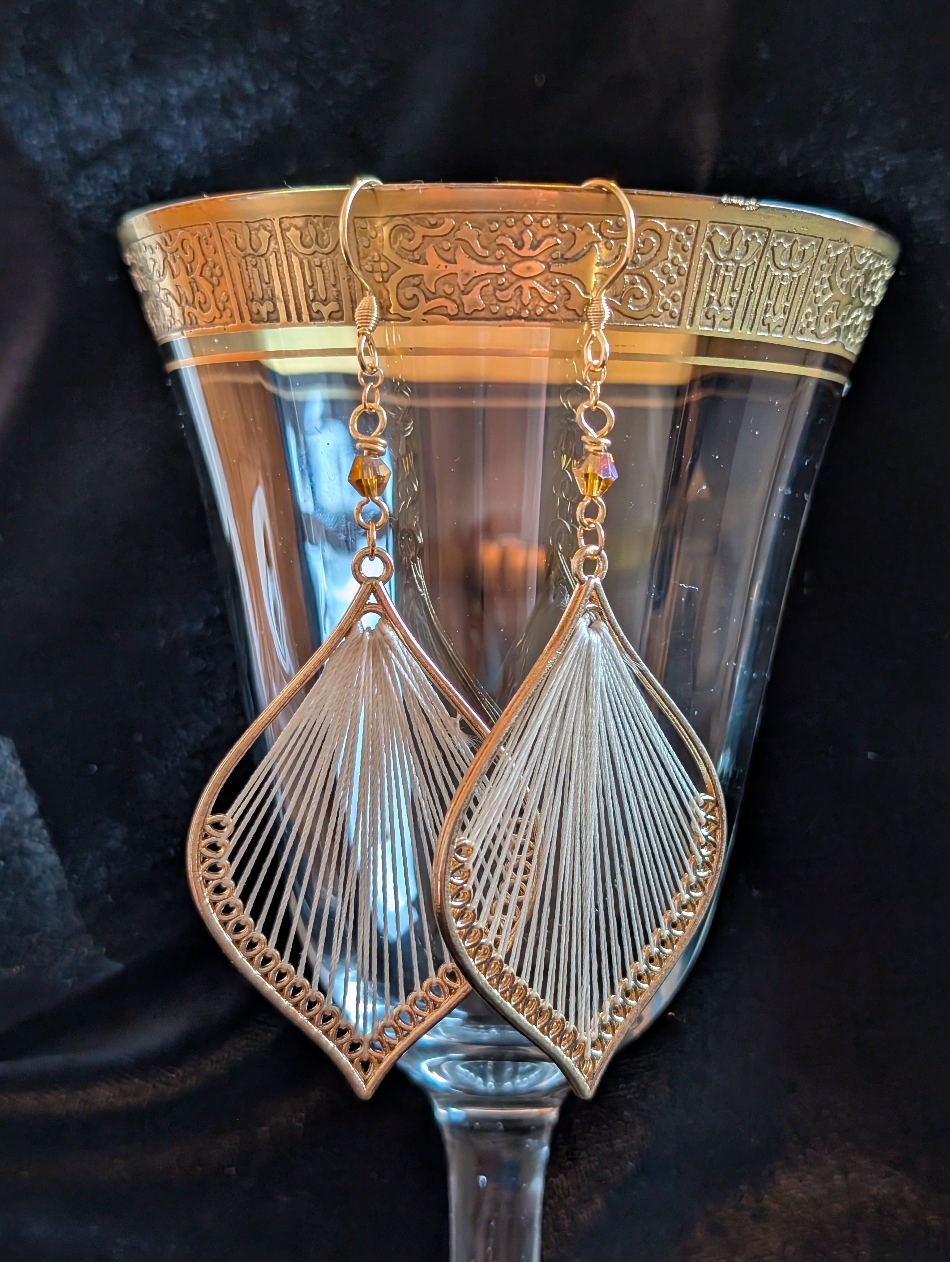 Handmade earrings  #559