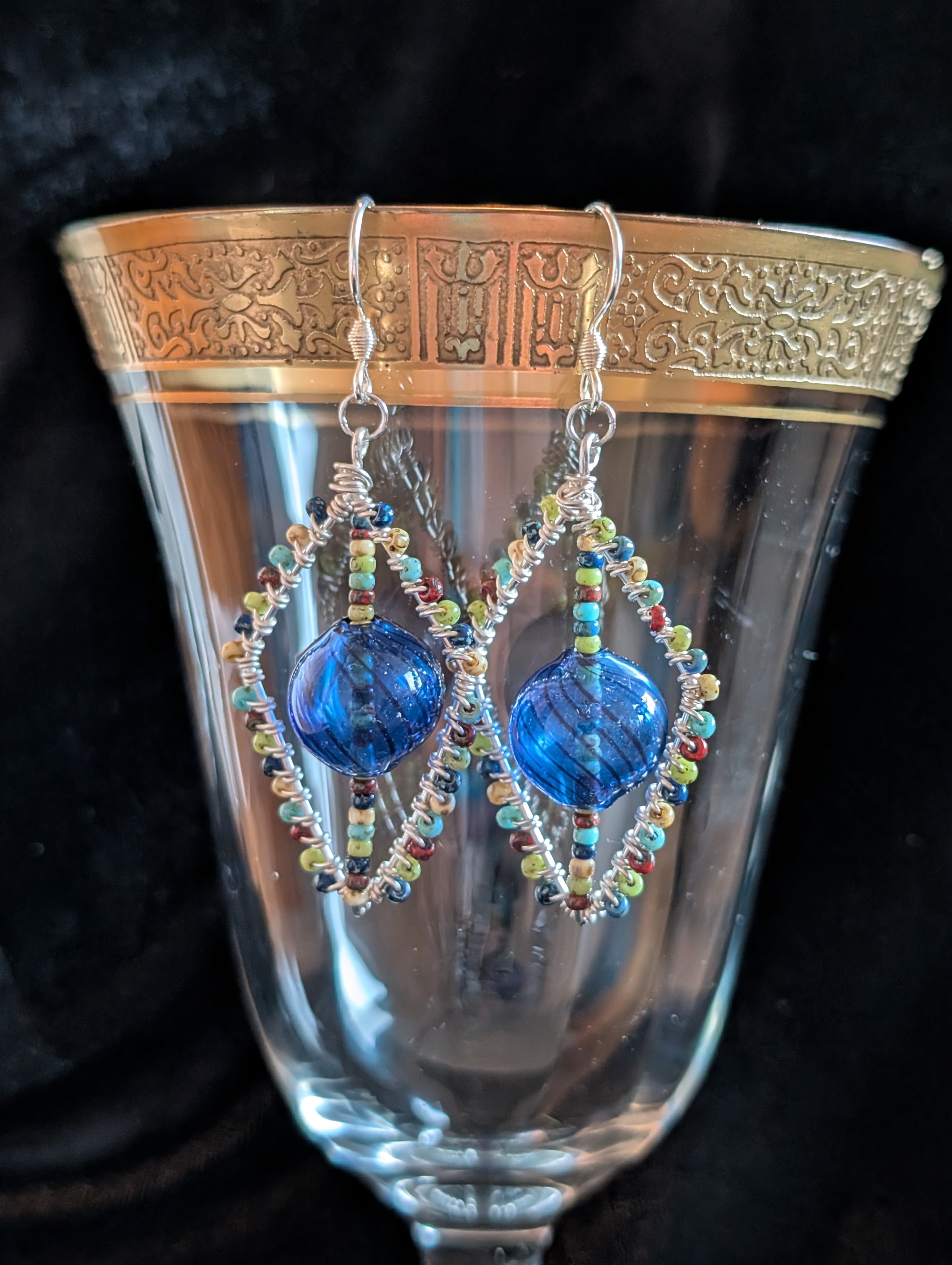 Handmade earrings  #564