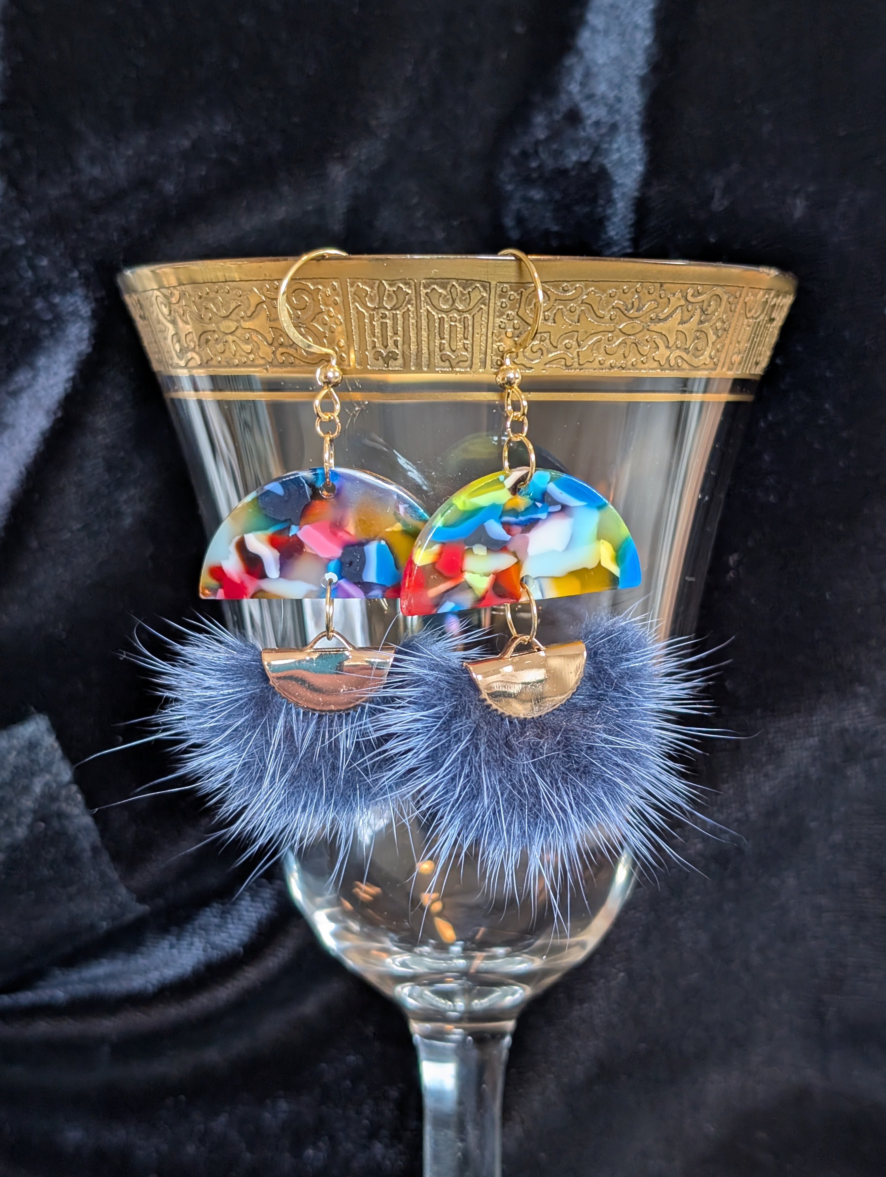Handmade earrings  #569