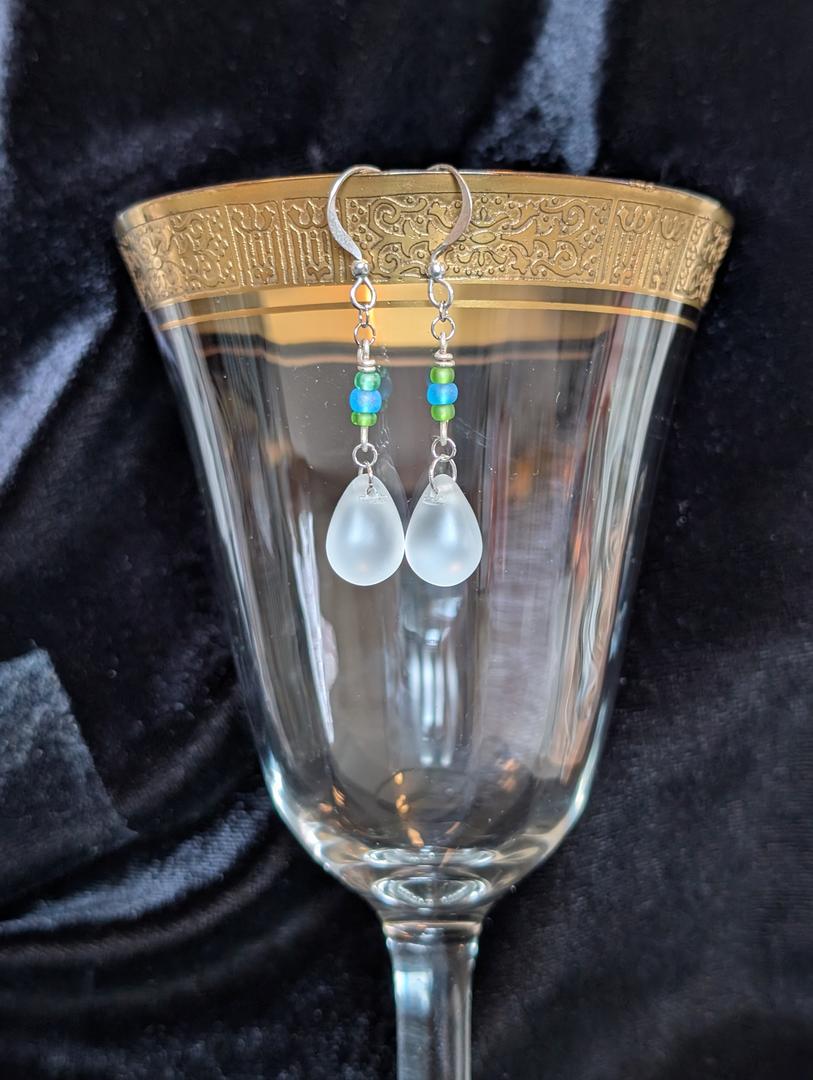 Handmade earrings  #907