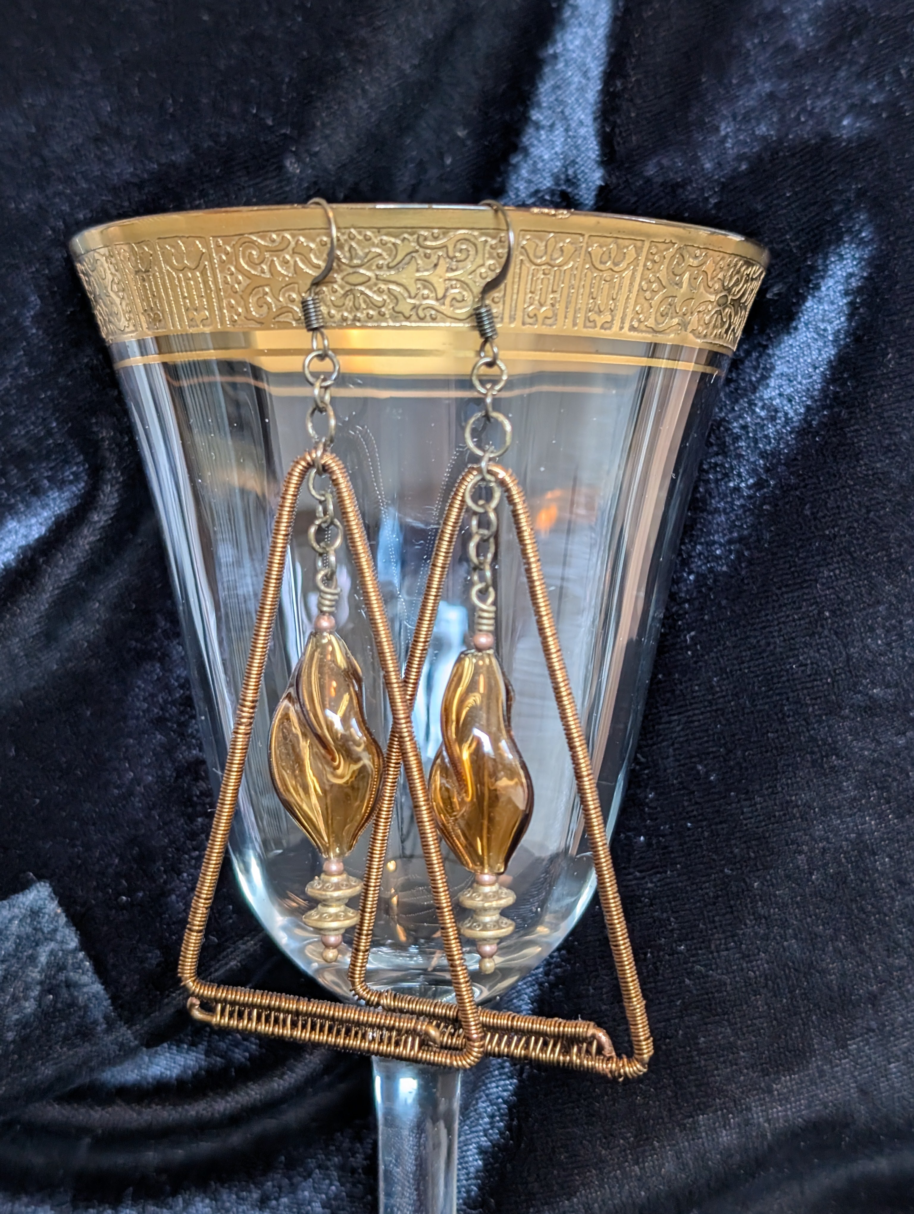 Handmade earrings  #912