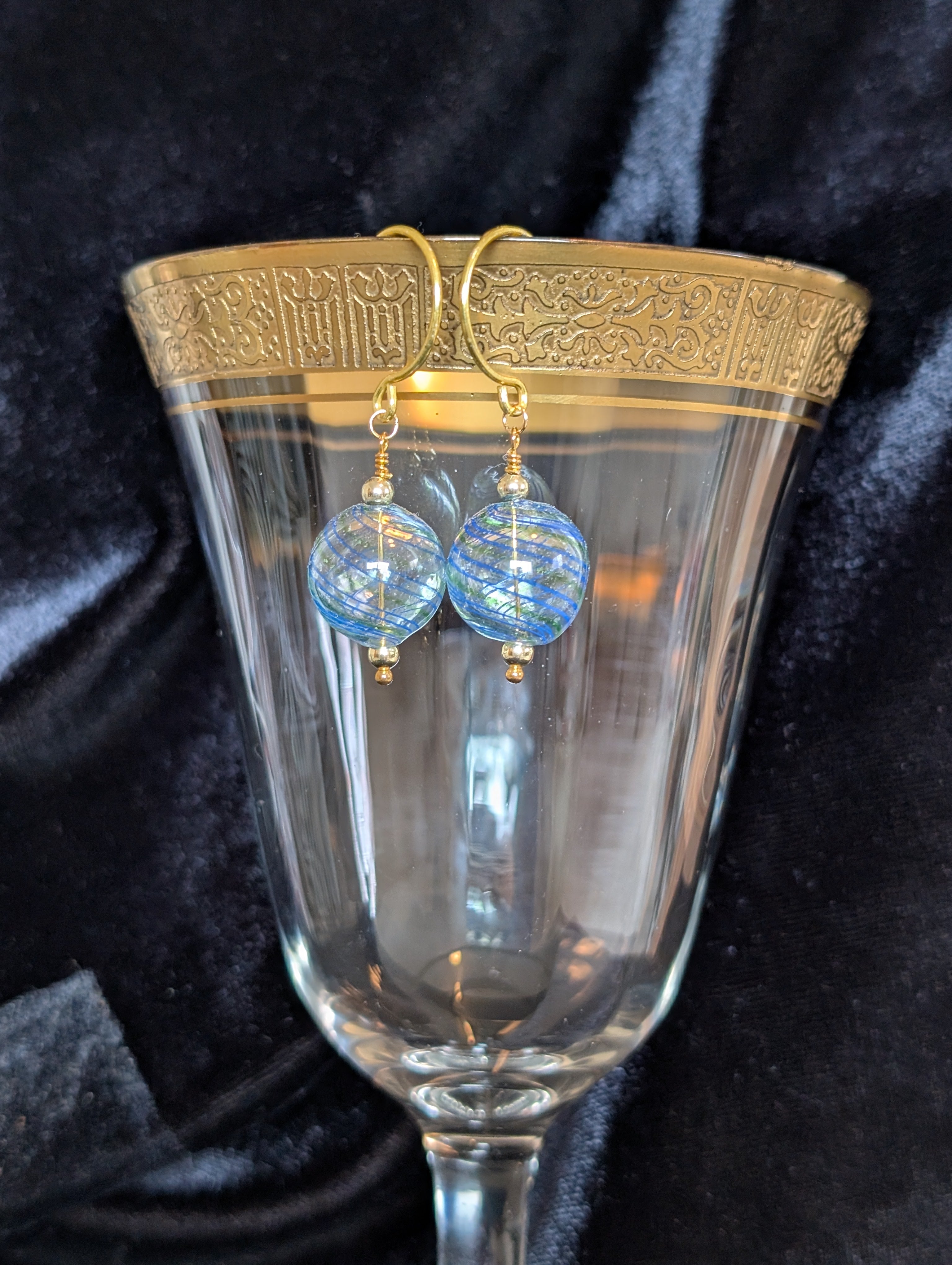 Handmade earrings  #906