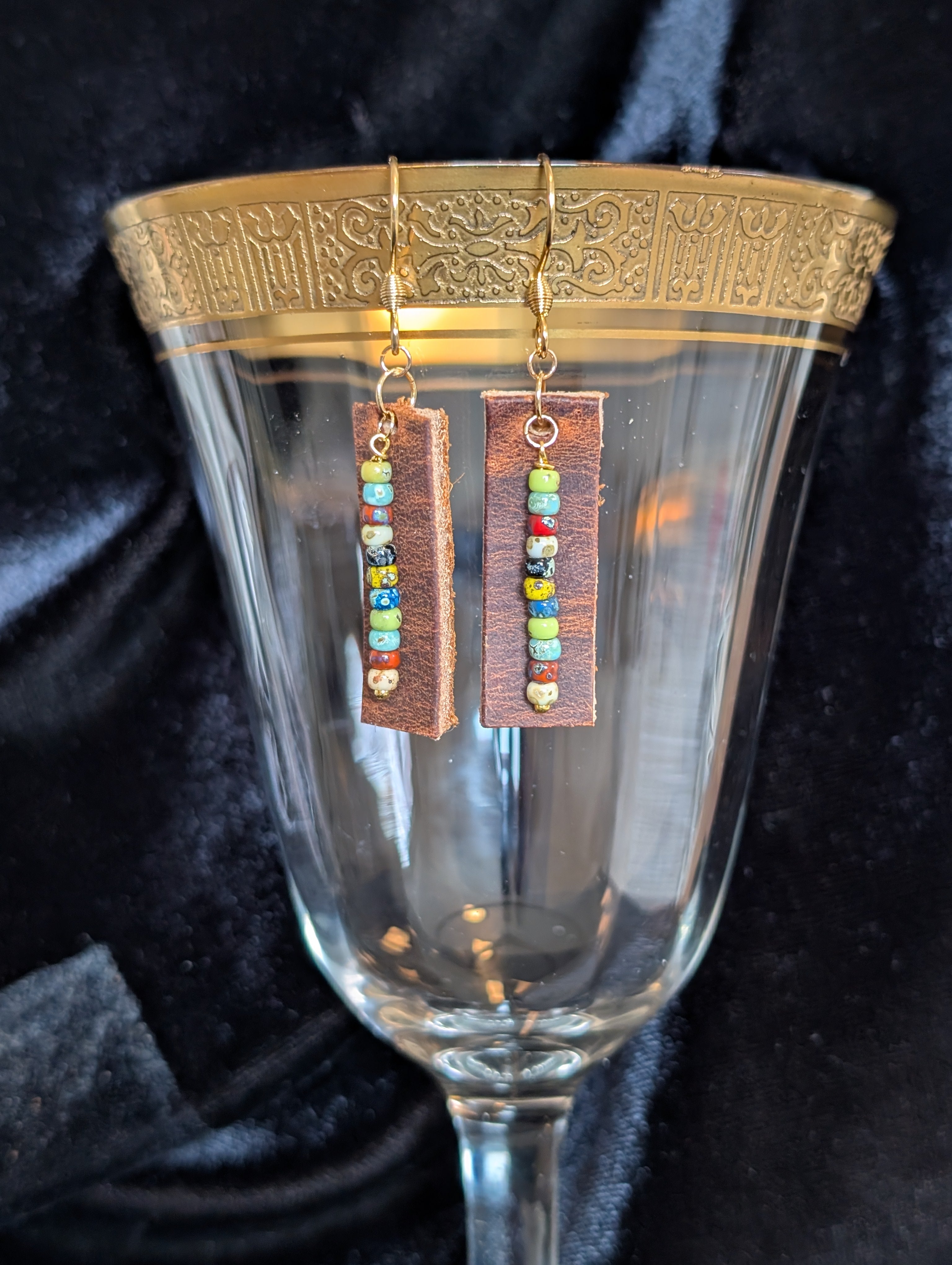 Handmade earrings  #918
