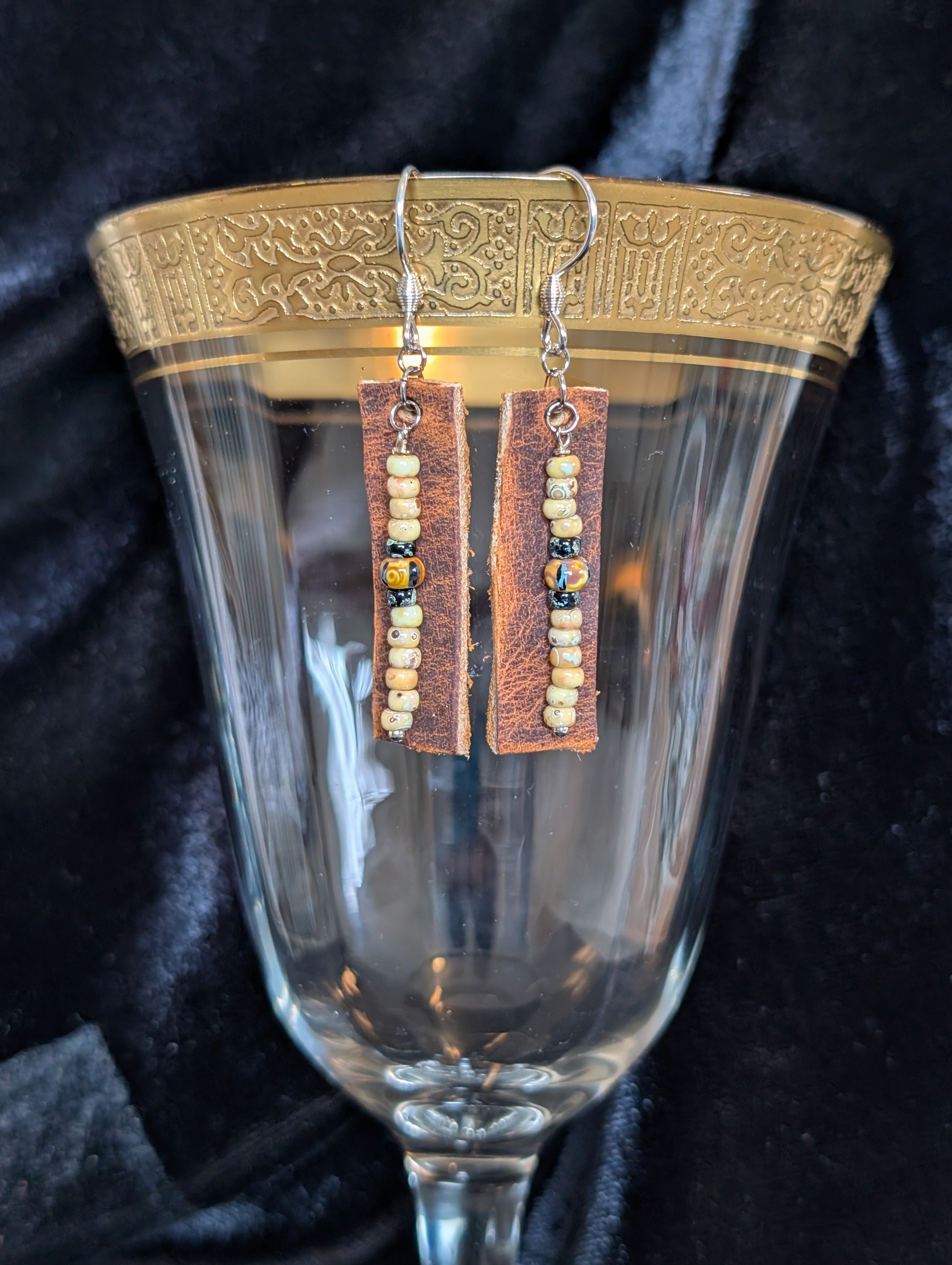 Handmade earrings  #931