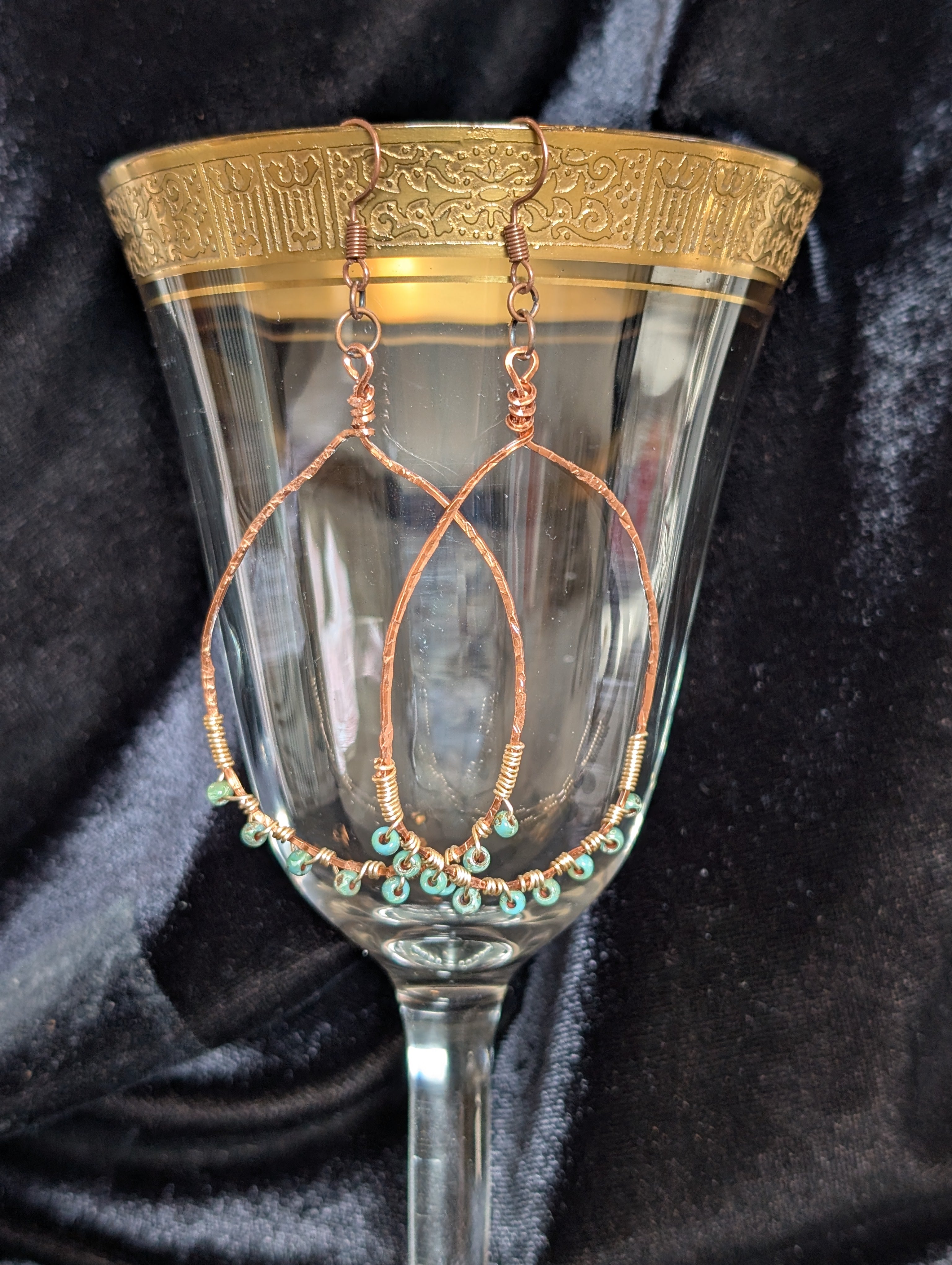Handmade earrings  #944