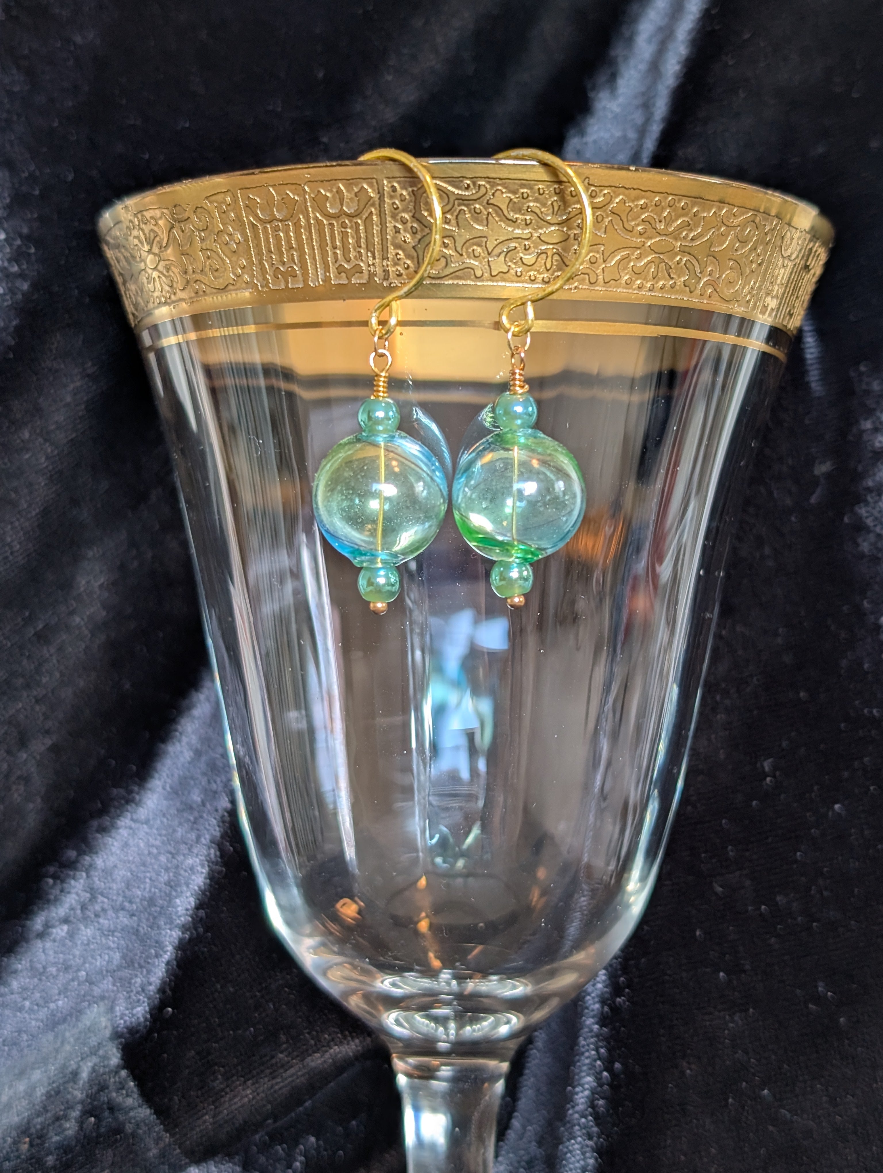 Handmade earrings  #954