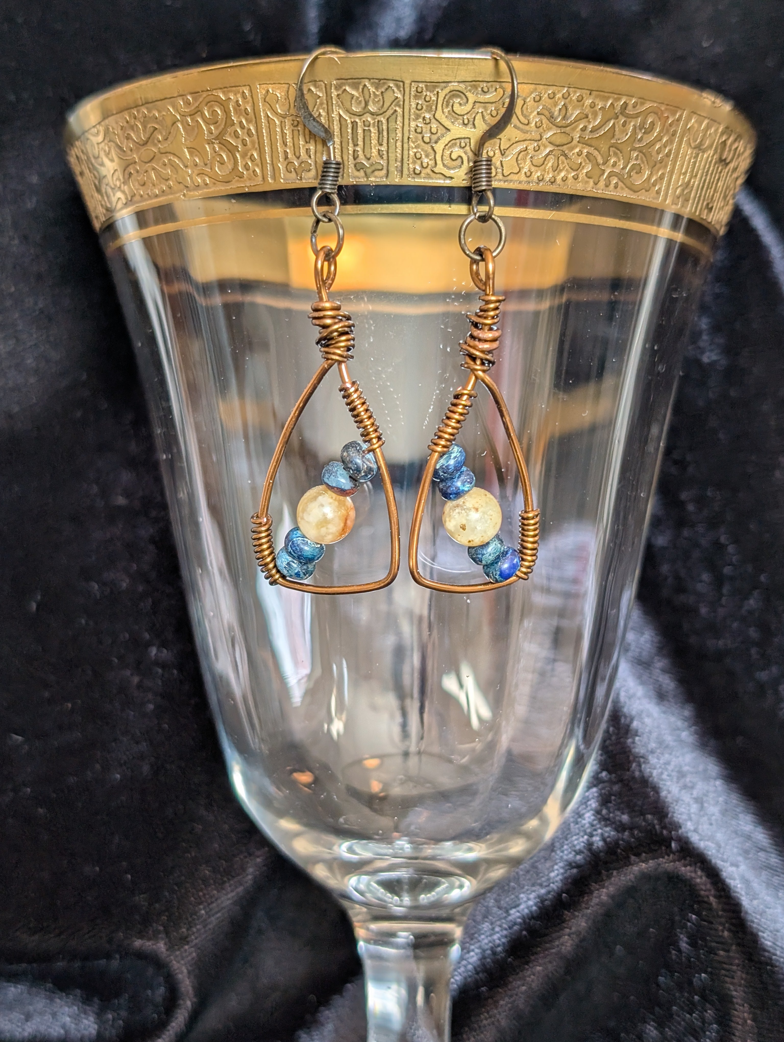 Handmade earrings  #952