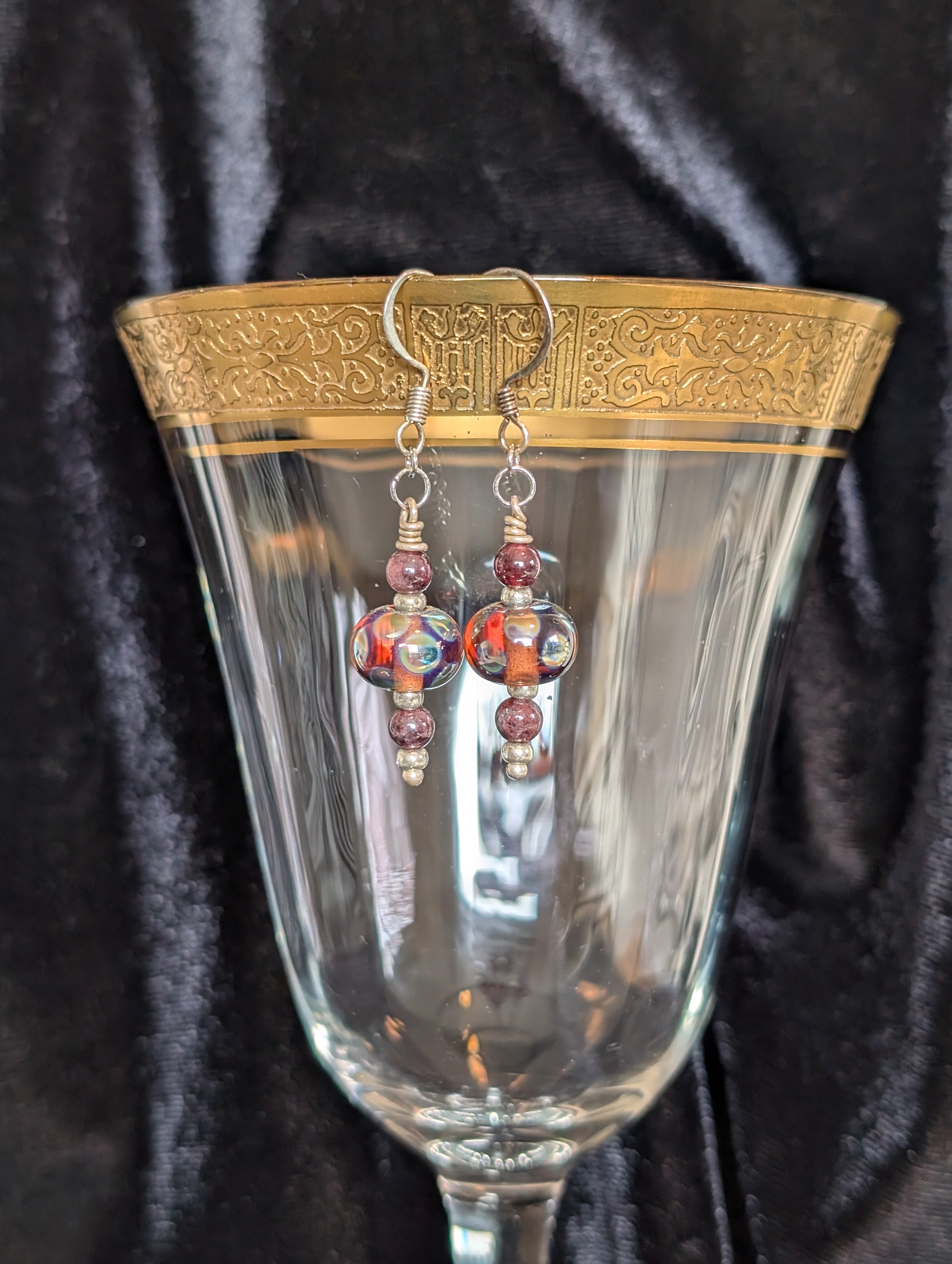 Handmade earrings  #940