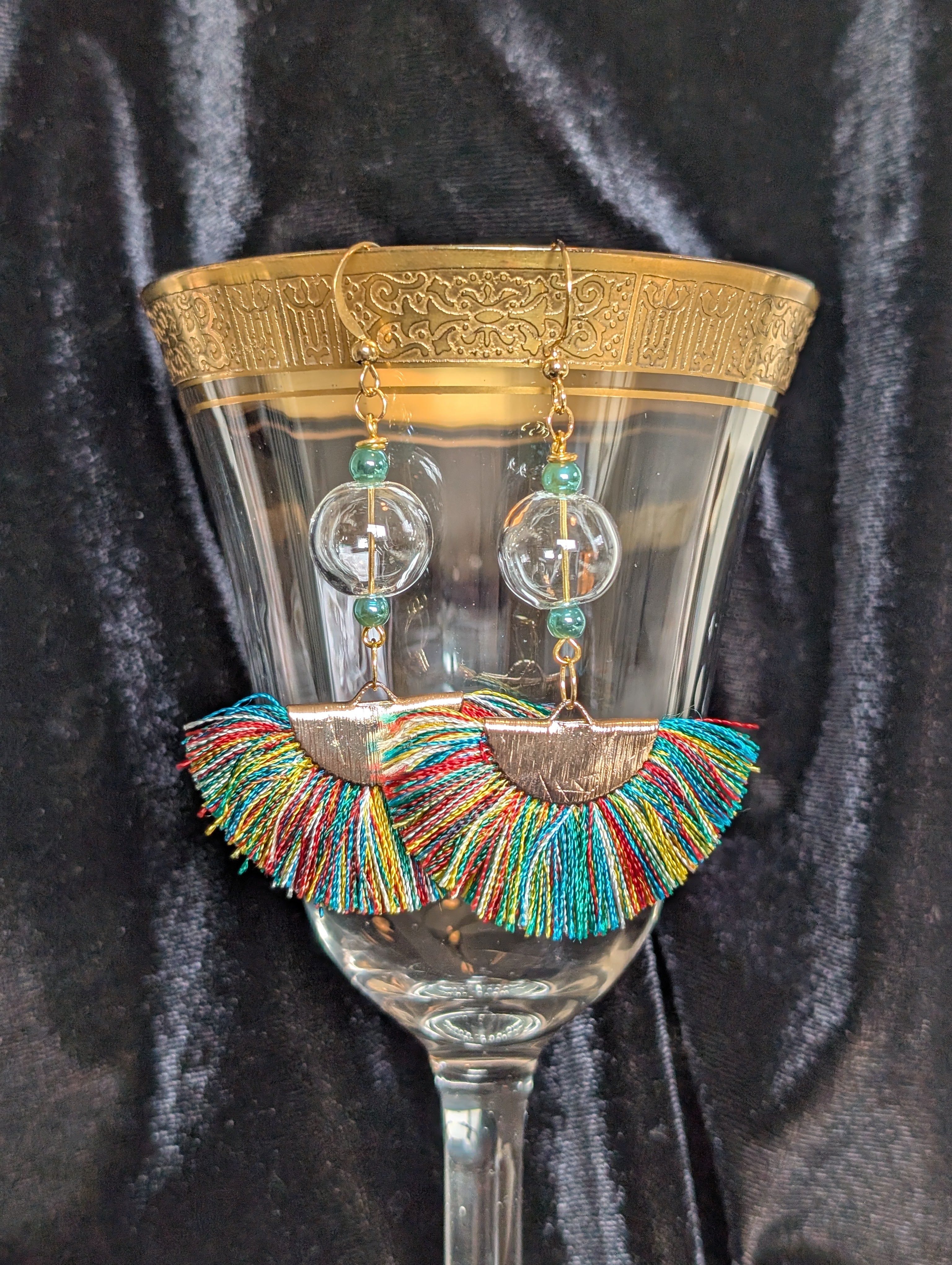 Handmade earrings  #944