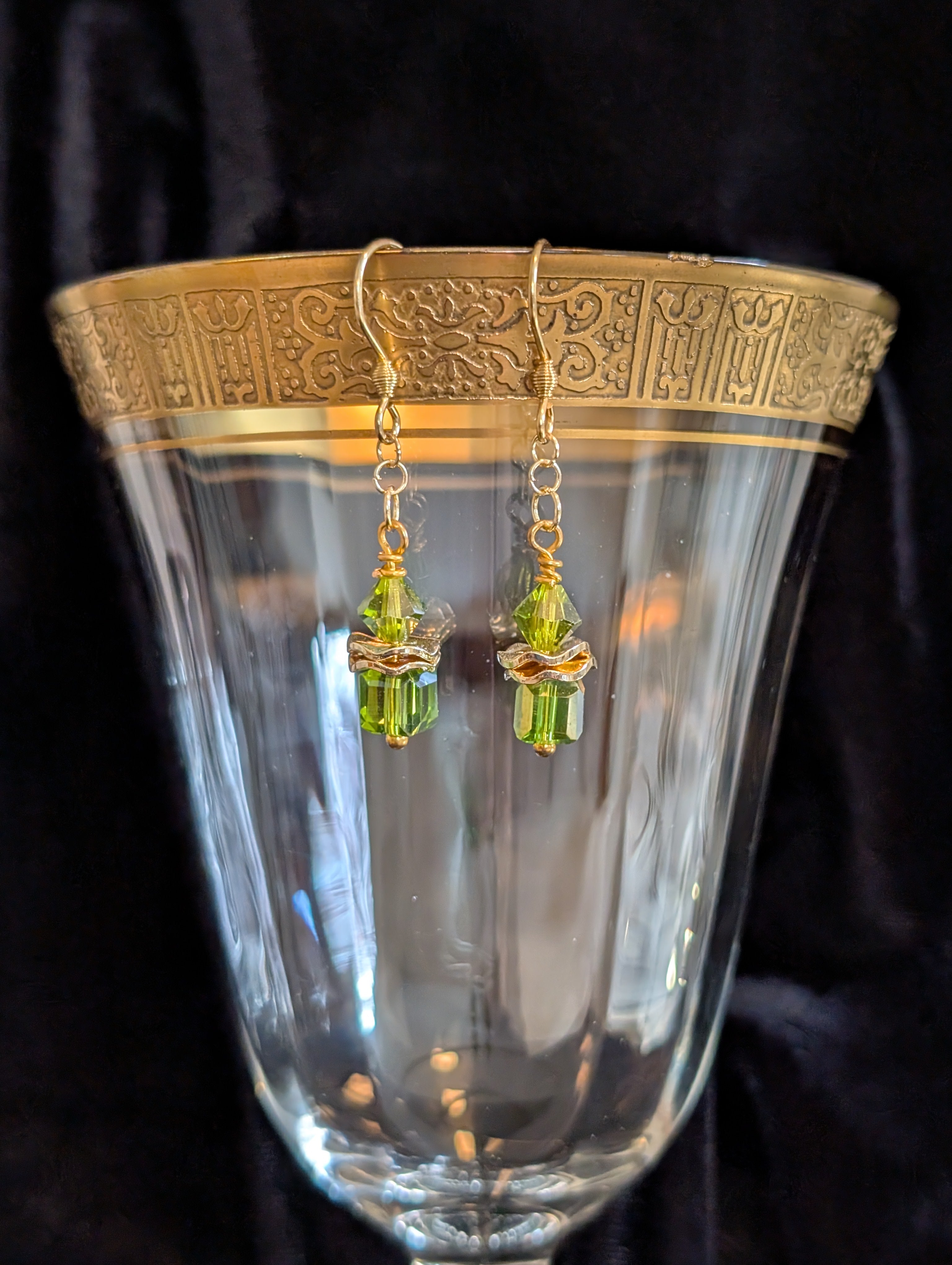 Handmade earrings  #958
