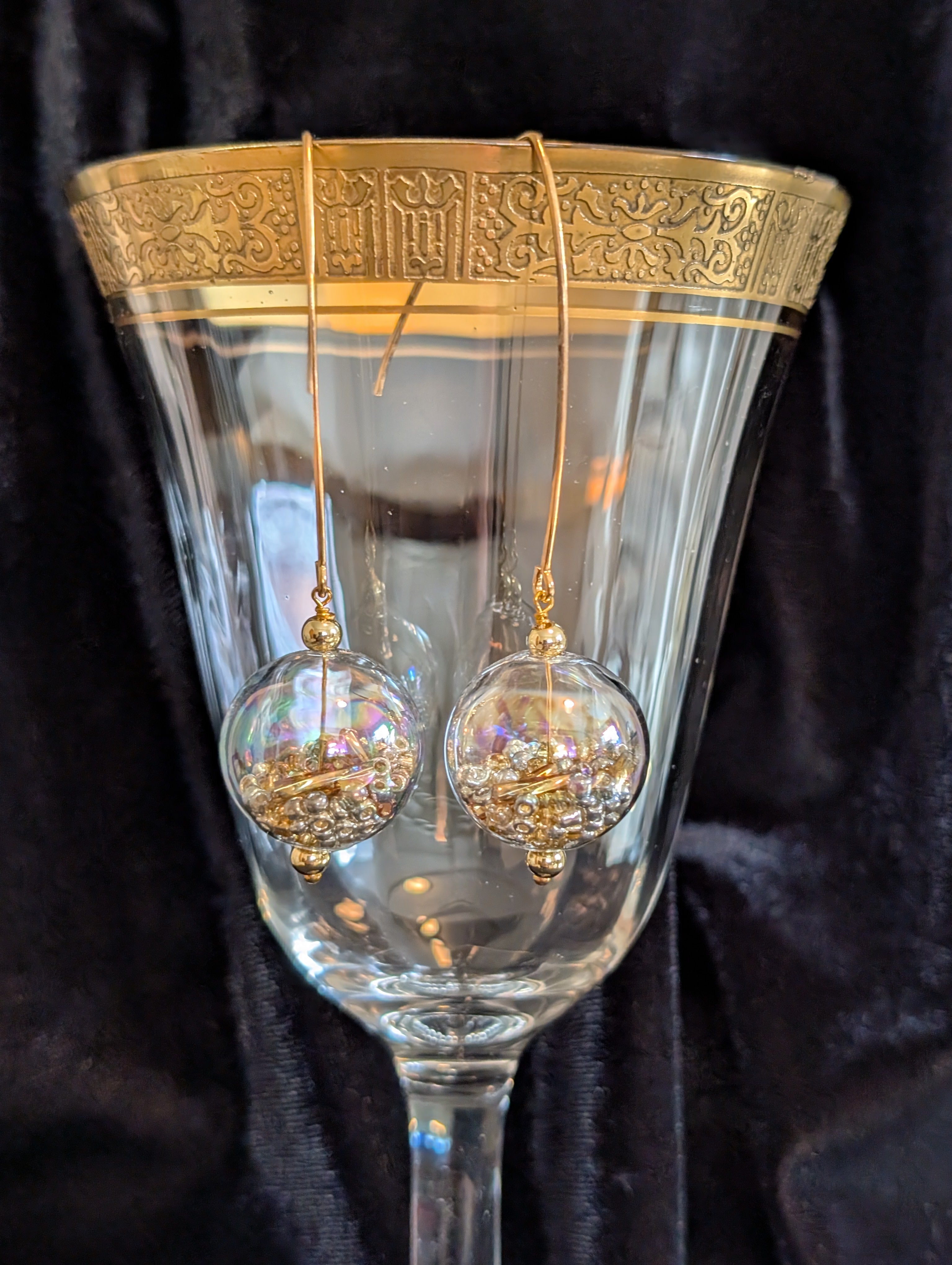 Handmade earrings  #962