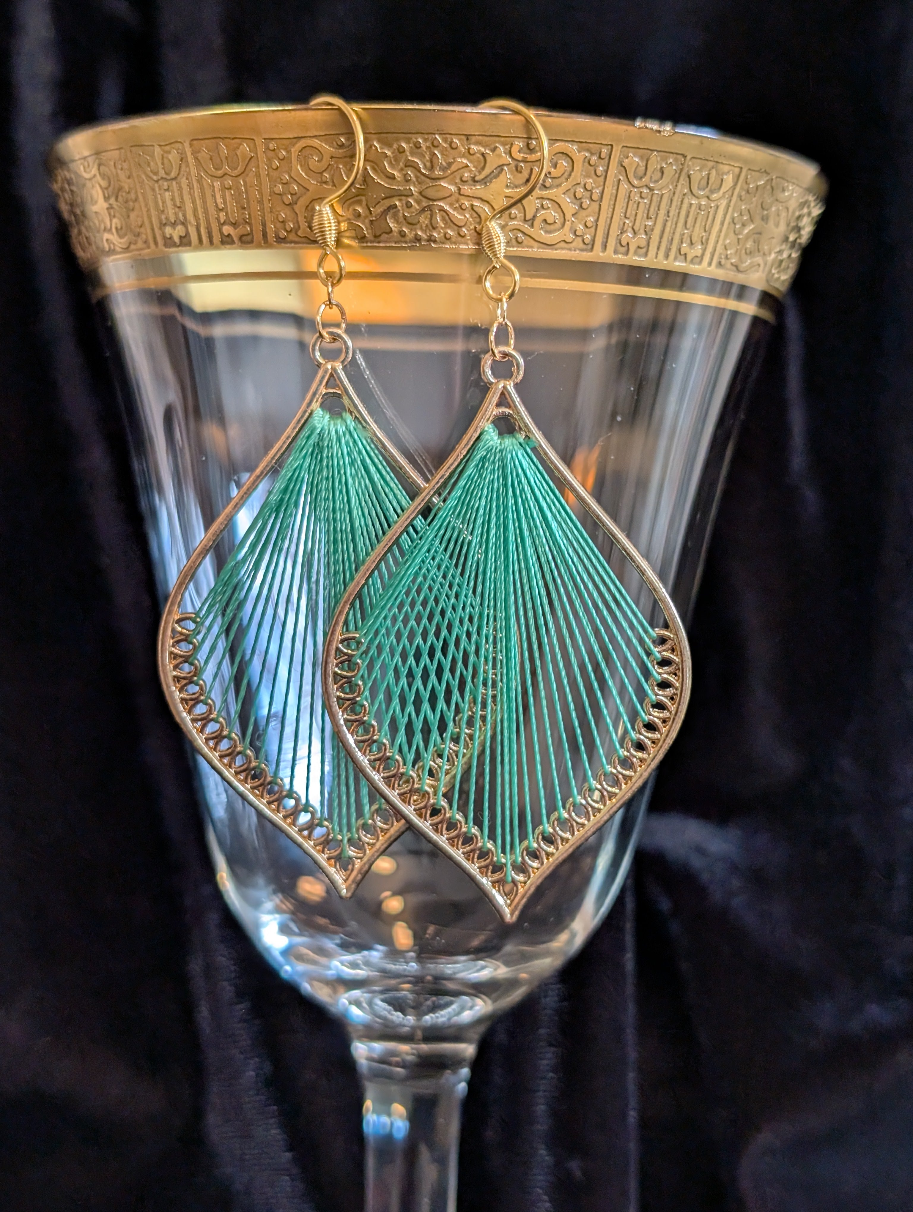 Handmade earrings  #965