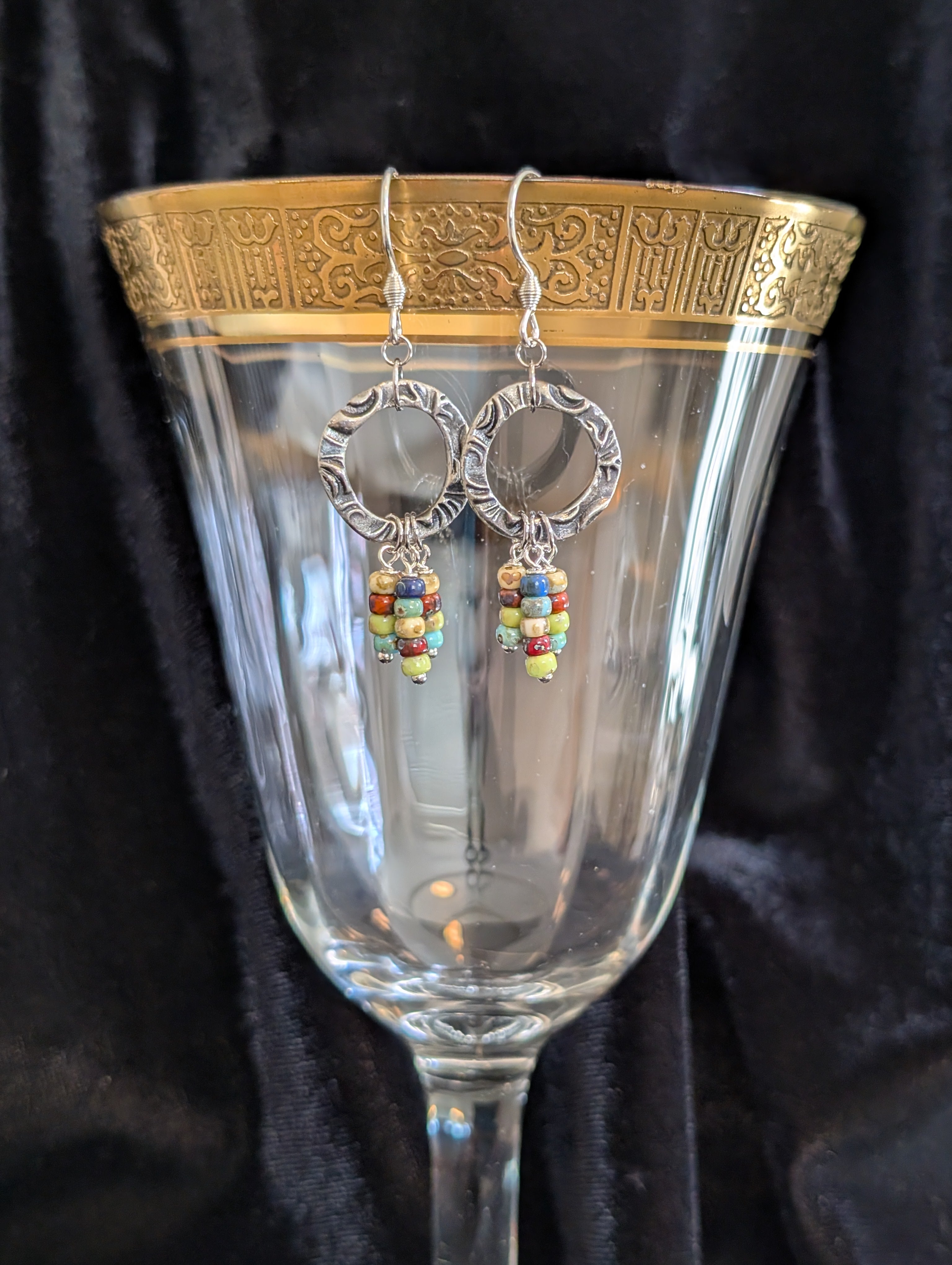 Handmade earrings  #967