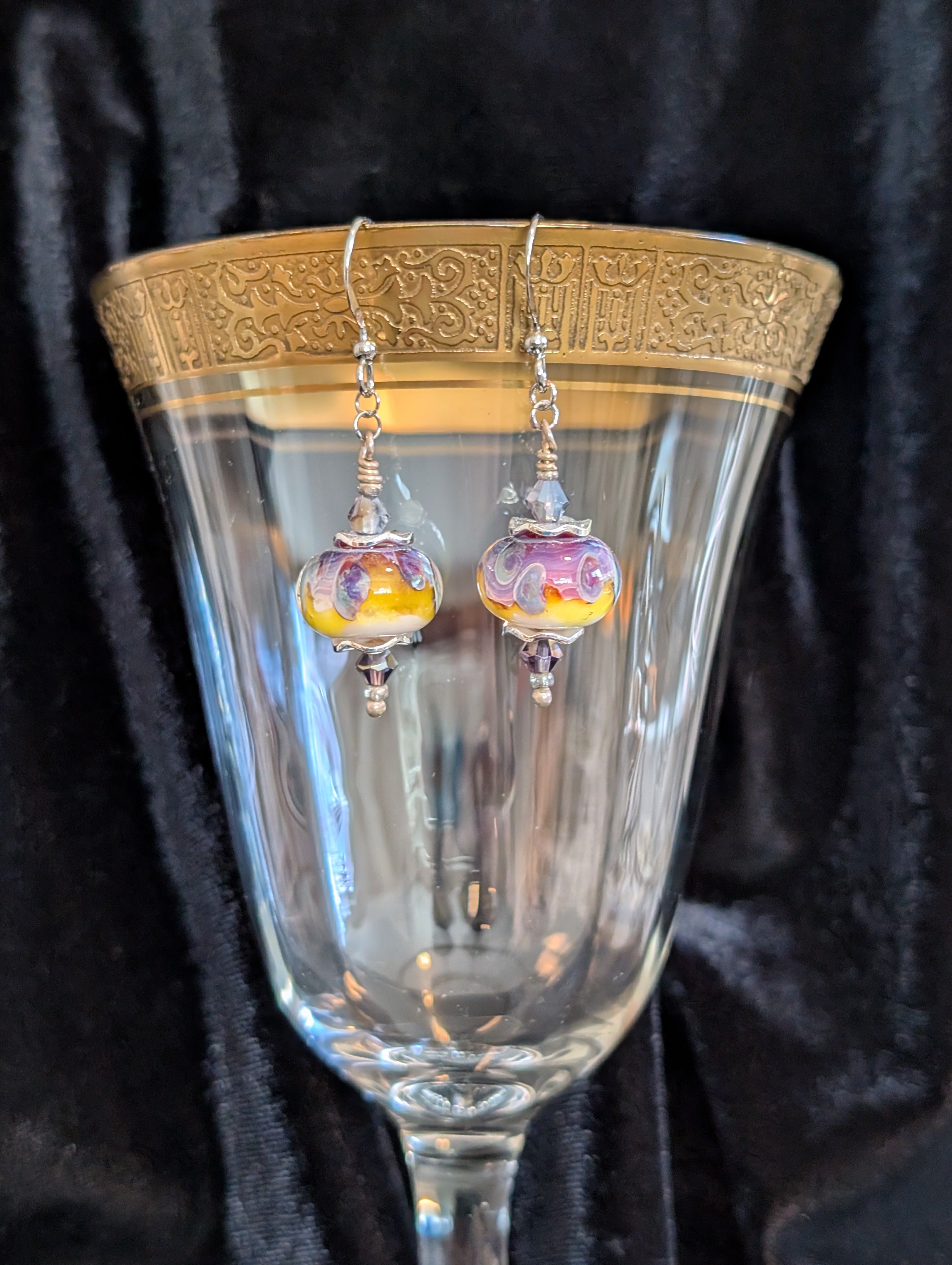 Handmade earrings  #982